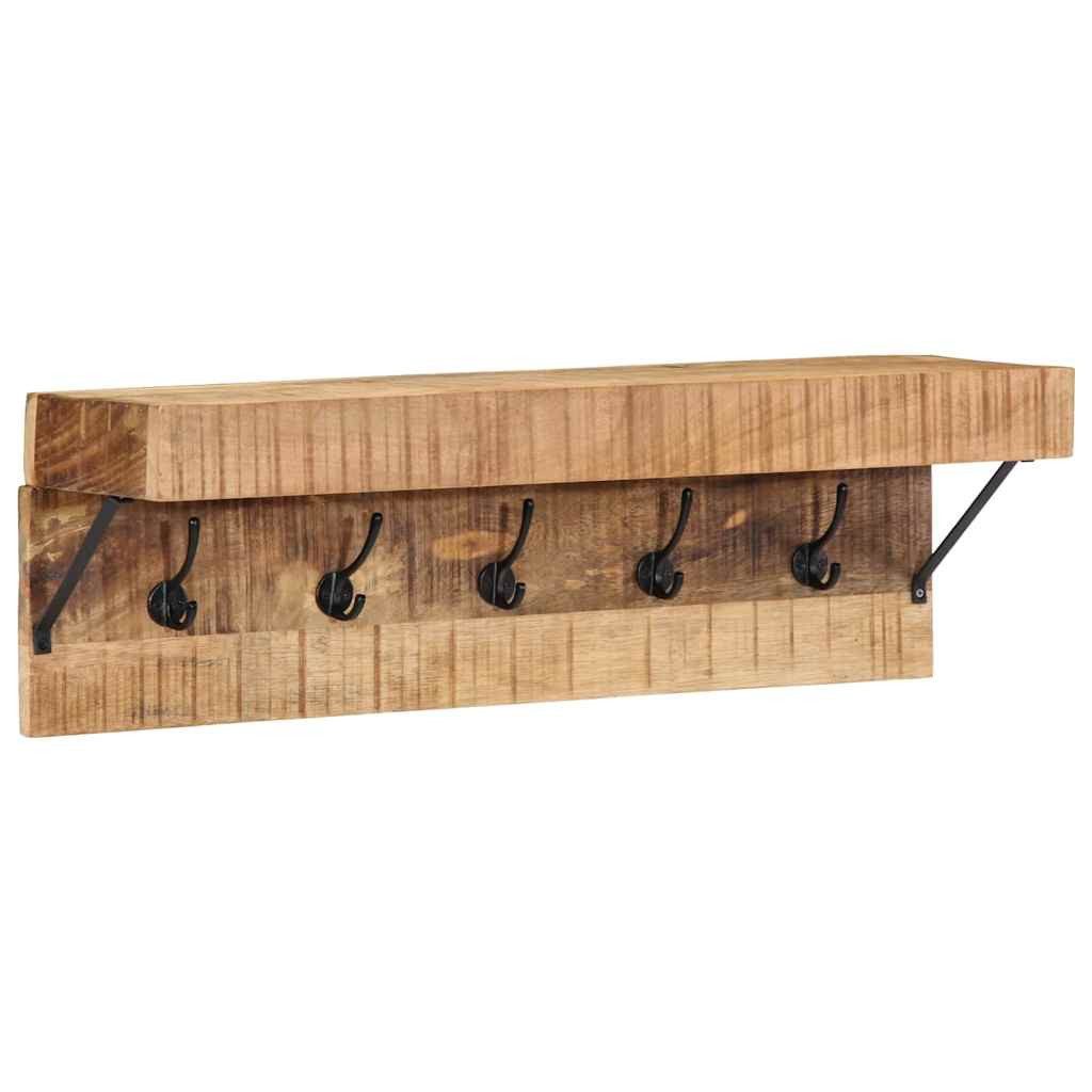 vidaXL Garderobenständer Garderobenständer Braun 73 x 19 x 23 cm Massivholz, (1 St)