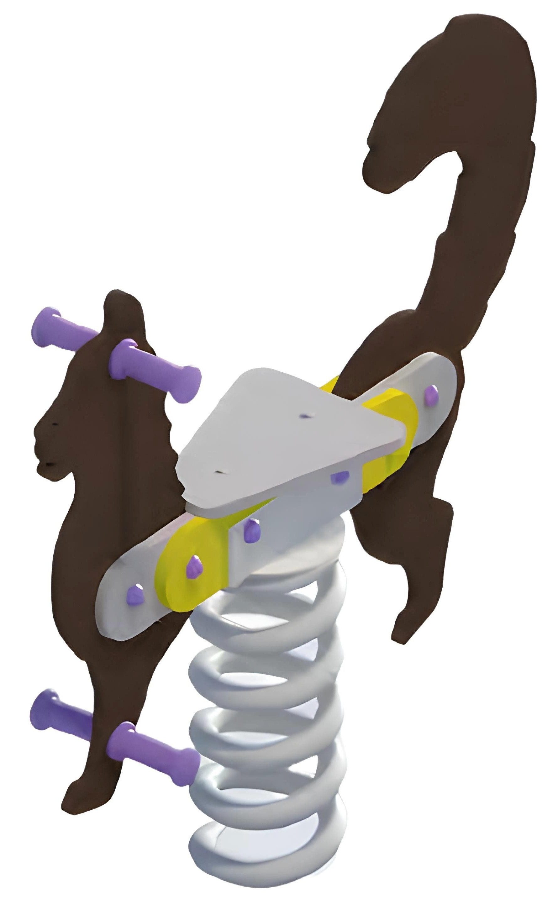 Xlmoebel Federwippe Katzen-Schaukelwippe für Spielplatzspaß (Federwippe) Hergestellt in Europa