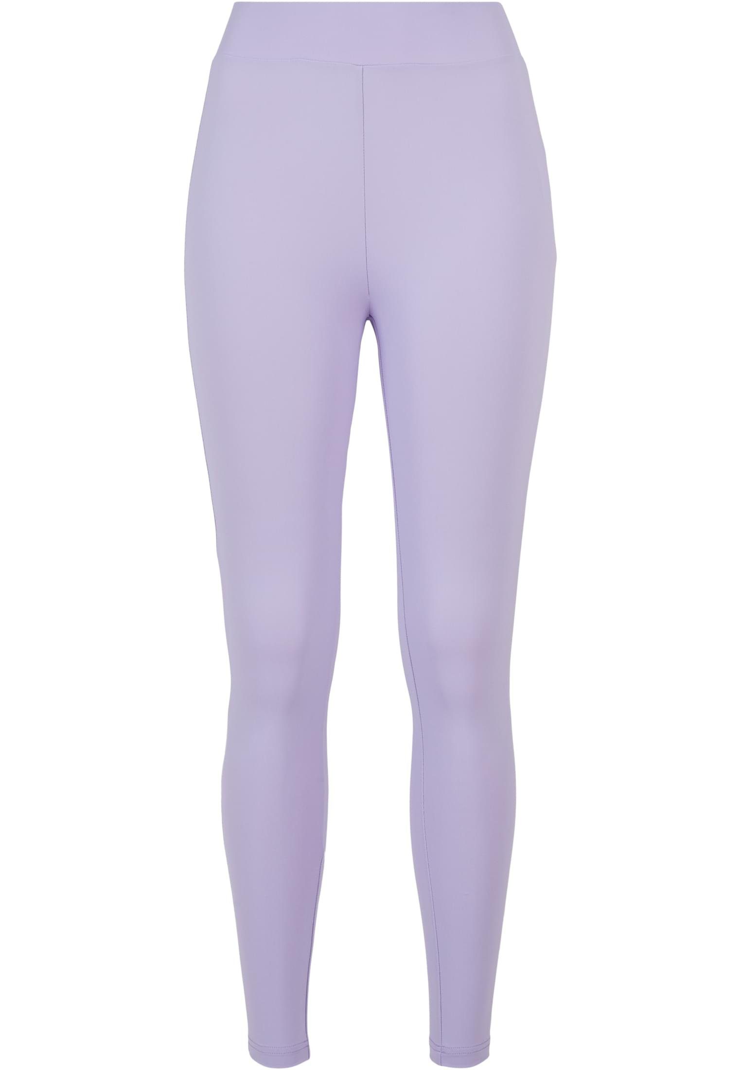 URBAN CLASSICS Leggings lavender Ladies Damen Tech Leggings (1-tlg) Waist High