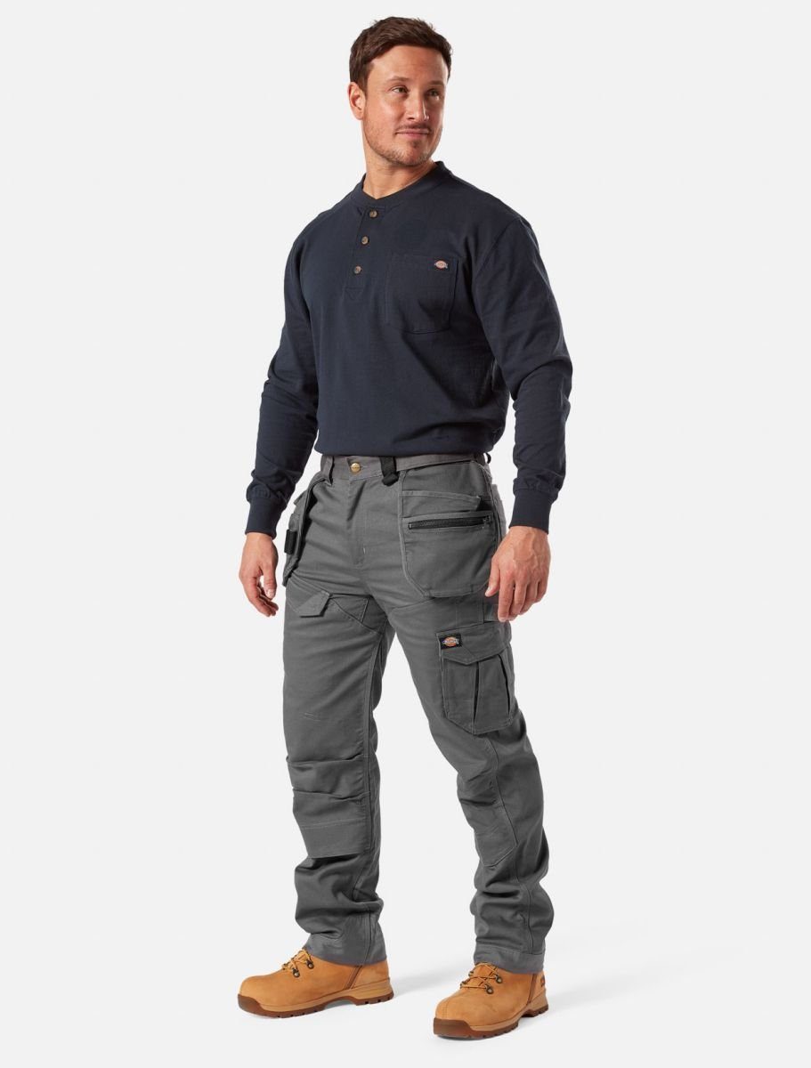 Dickies Arbeitsbundhose Techduck Montage Thermoregulierend slate