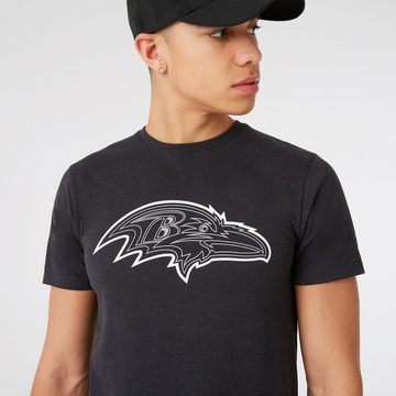 New Era Print-Shirt NFL Football OUTLINE Baltimore Ravens