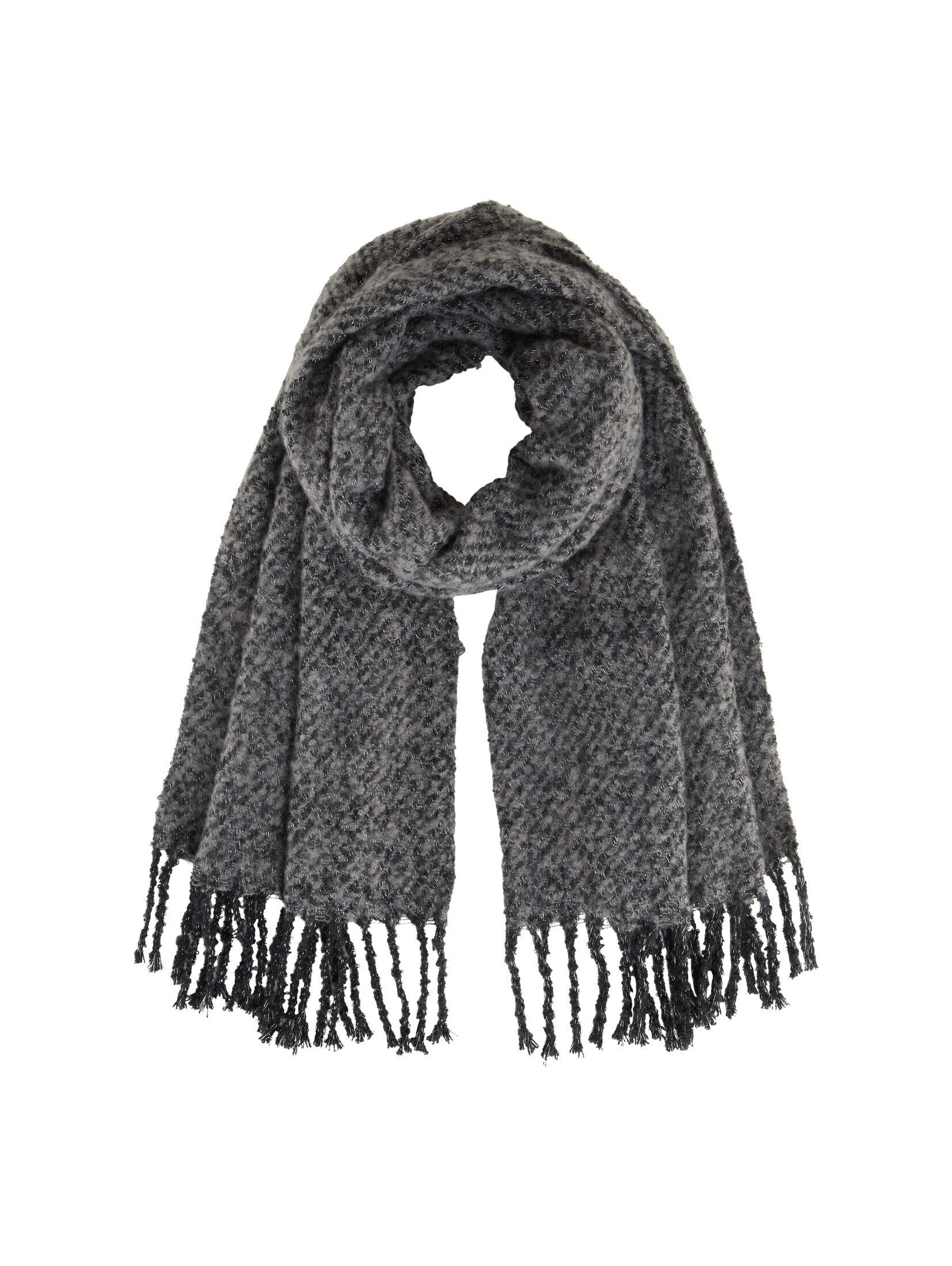 TOM TAILOR Strickschal Accessoire, Schal mit Glitzer-Effekt