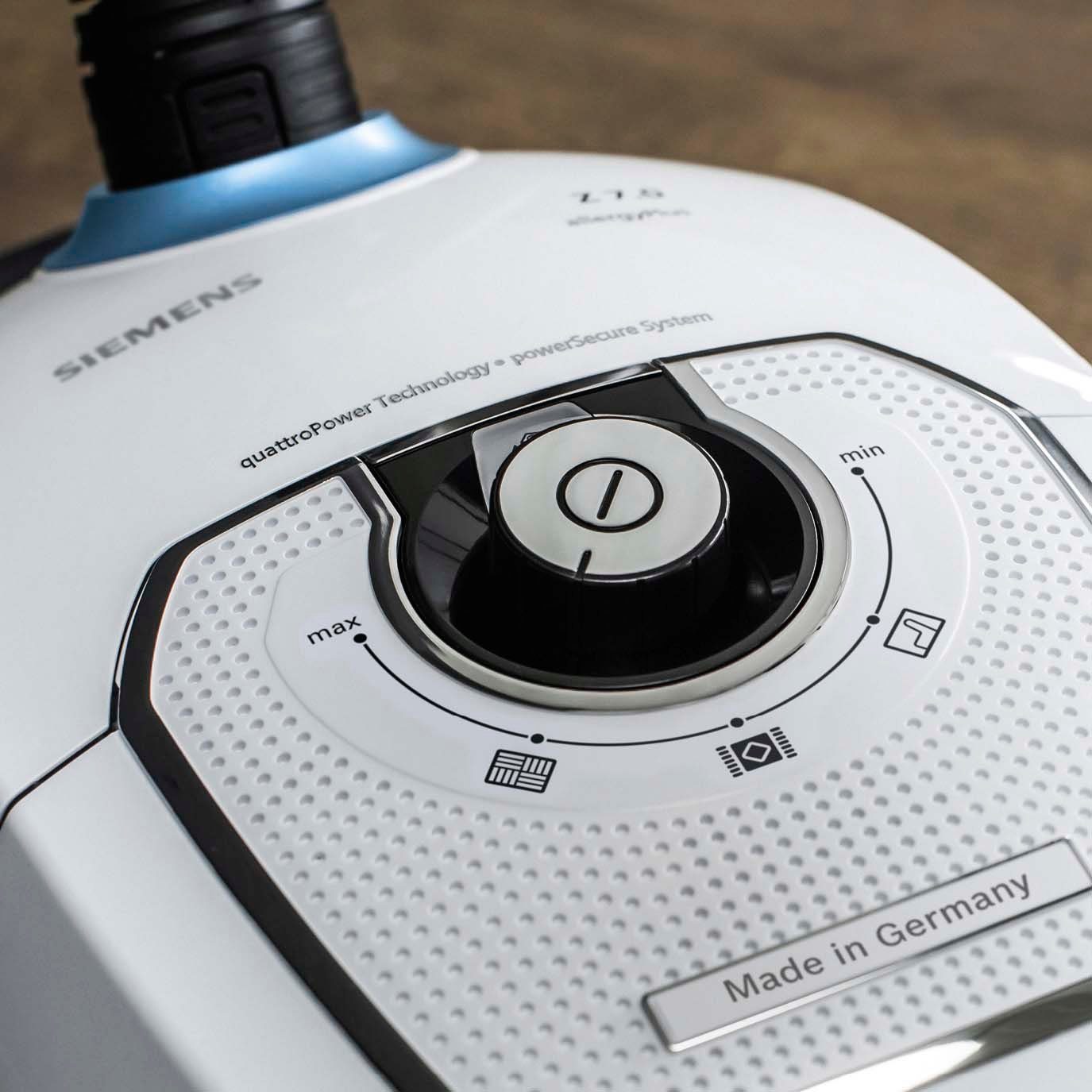 SIEMENS Bodenstaubsauger VSZ7442S, 650 W, mit Beutel, besonders leise, inkl. Hartbodendüse, Fugendüse und XXL-Polsterdüse