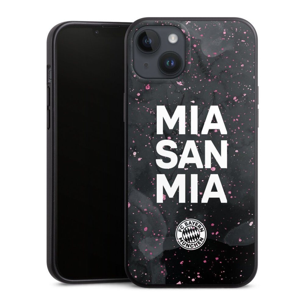 DeinDesign Handyhülle Mia San Mia Girl Style FC Bayern München Mia San Mia Girly - FCB, Apple iPhone 15 Plus Organic Case Bio Hülle Эко-товарe Handyhülle