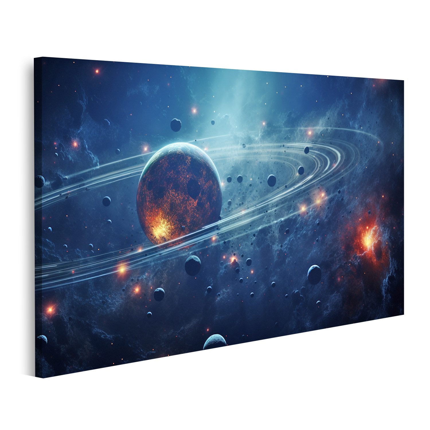 islandburner Leinwandbild Planeten Im Weltraum Bilder