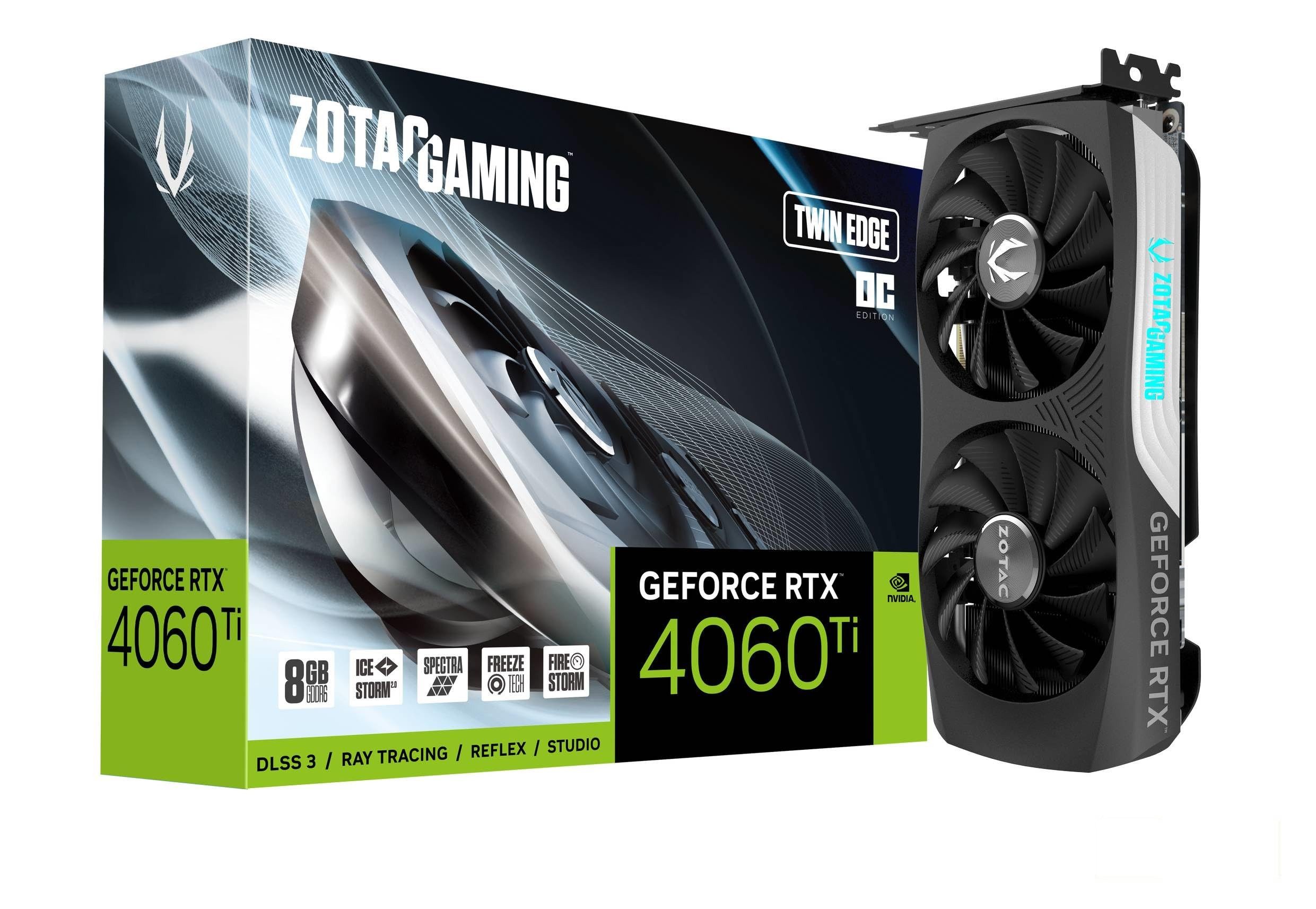 Zotac GeForce RTX 4060 Ti 8GB Twin Edge OC Grafikkarte