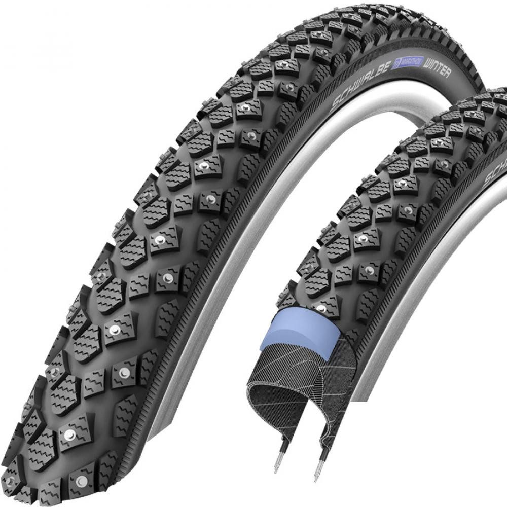 Schwalbe Fahrradreifen Schwalbe Reifen MARATHON WINTER PLUS 28x1.60 700x40C ETRTO 42-622 WiC