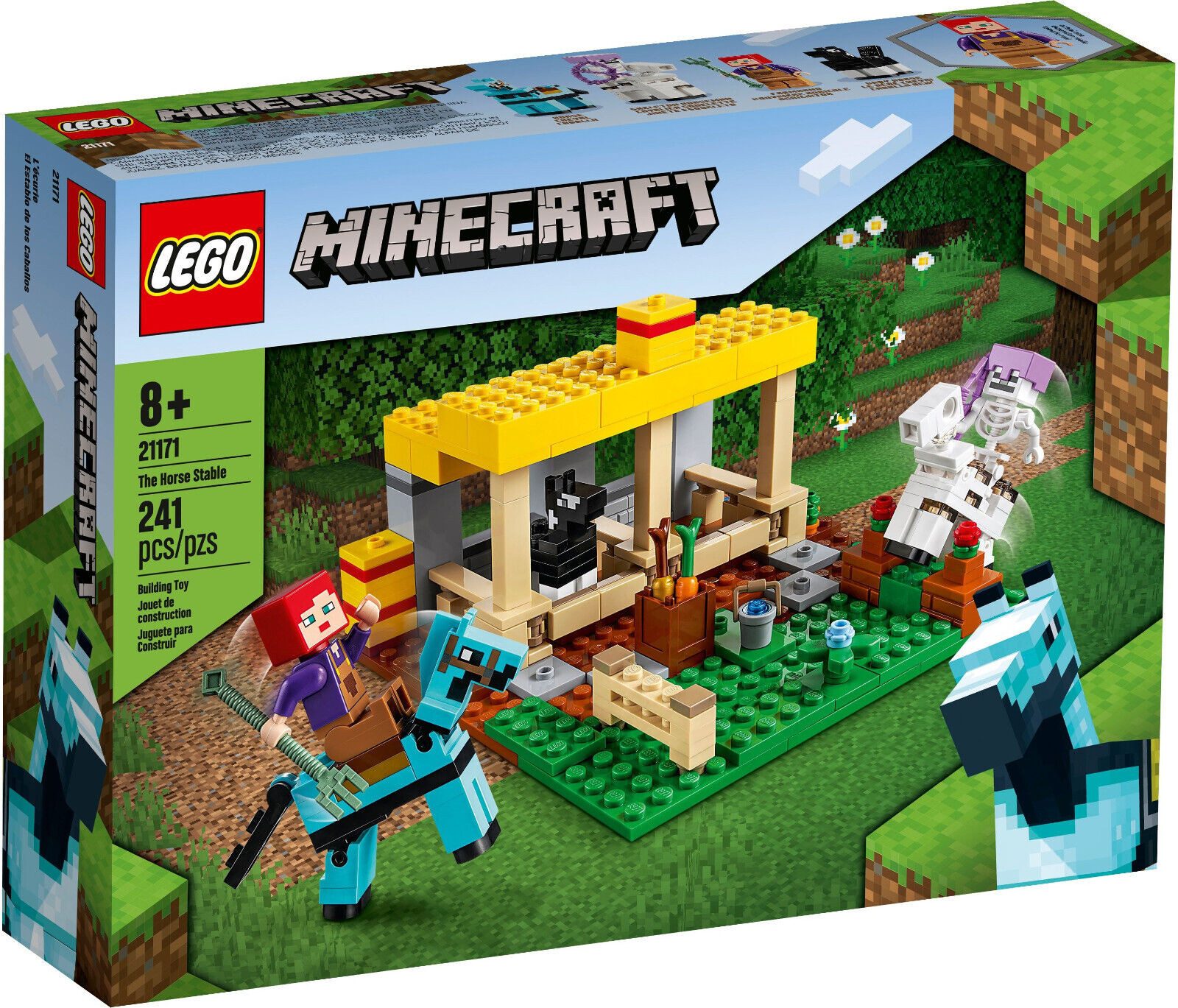 LEGO® Minecraft Der Pferdestall 21171 - 21171 NEU! Teile 241x Spielbausteine