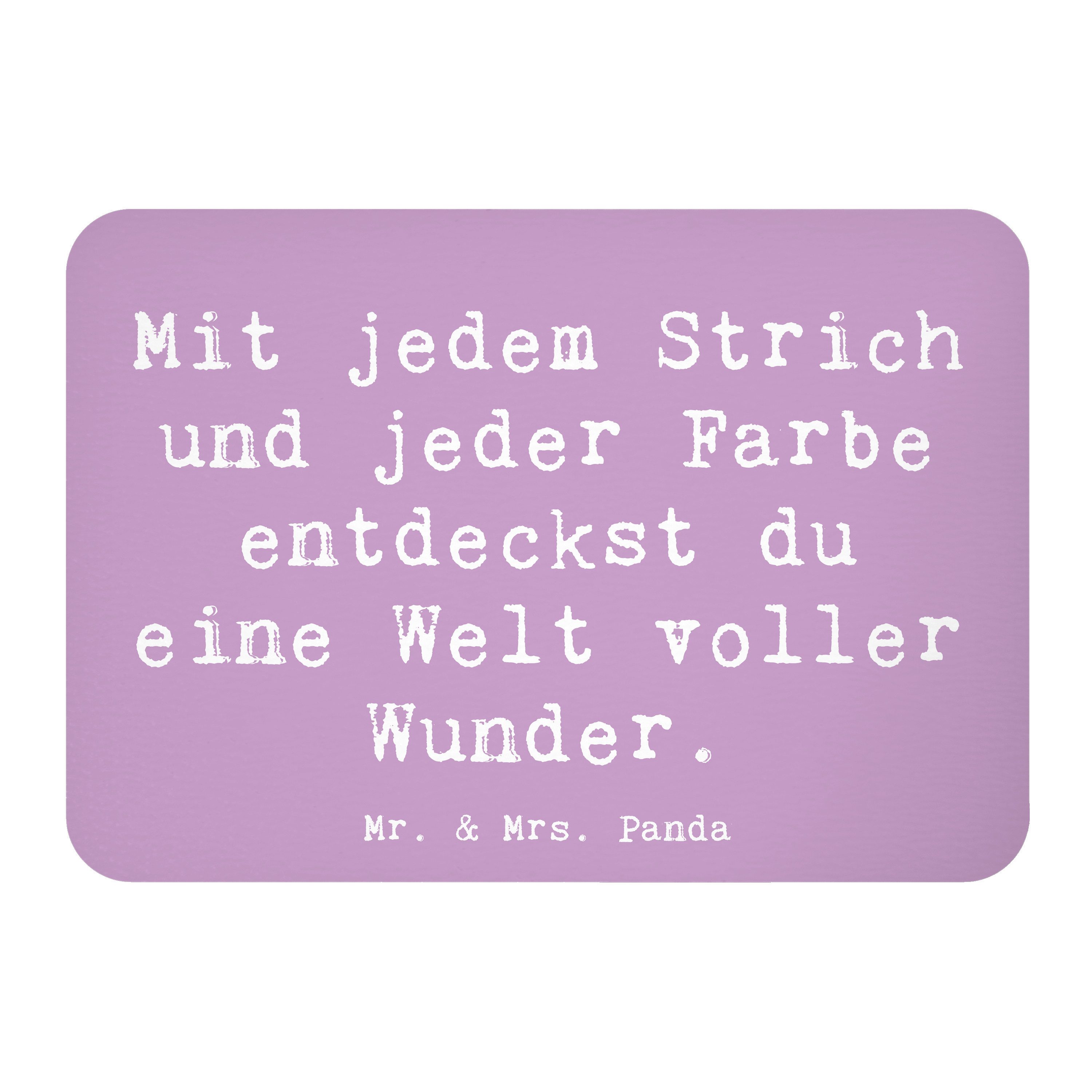 Magnet Spruch Die Freude an der Kreativität entdecken - Lavendeltraum - Gesc