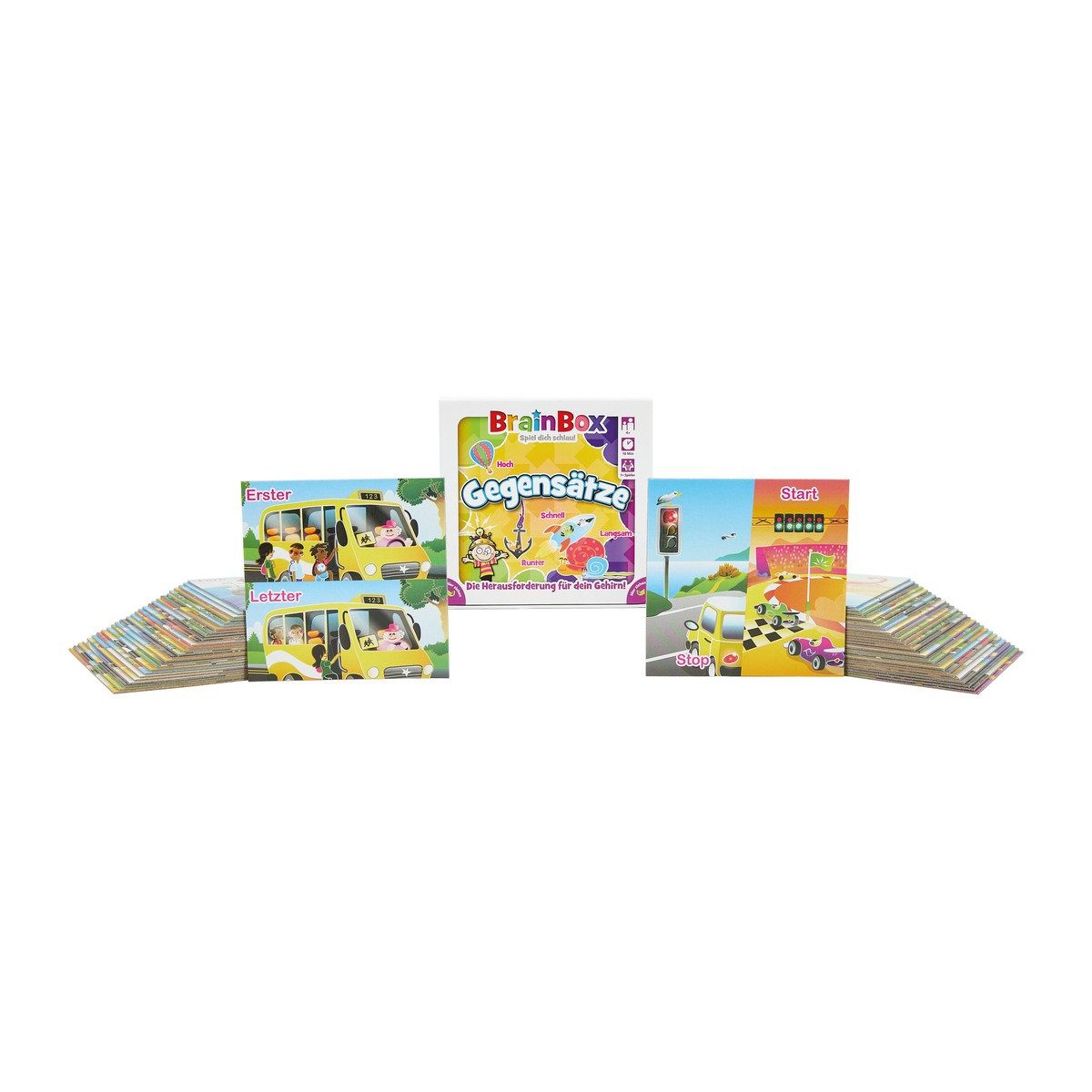 Carletto Spiel BrainBox Wissensspiel Gegensätze