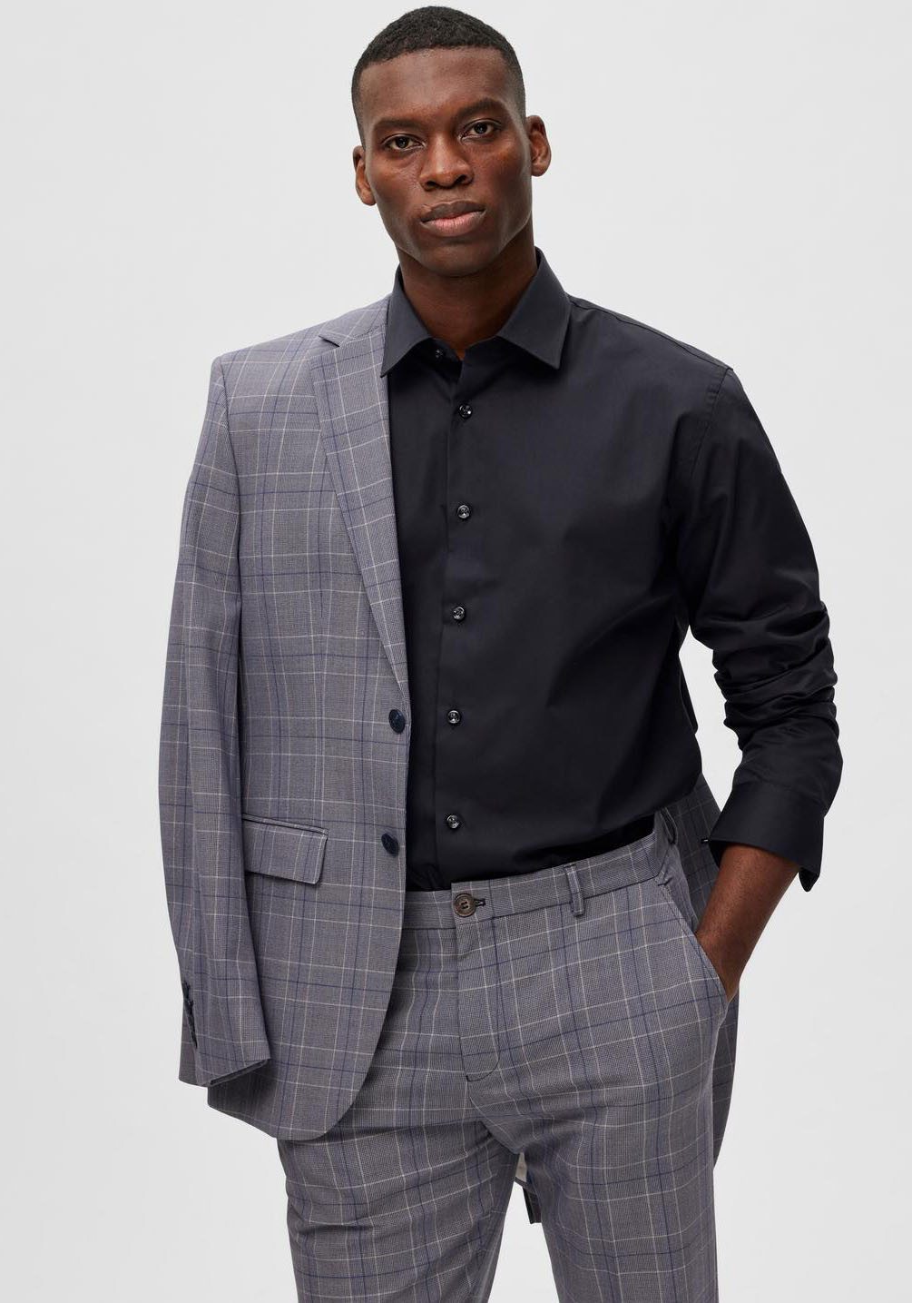 Selected Langarmhemd SLHREGETHAN SHIRT LS CLASSIC günstig online kaufen