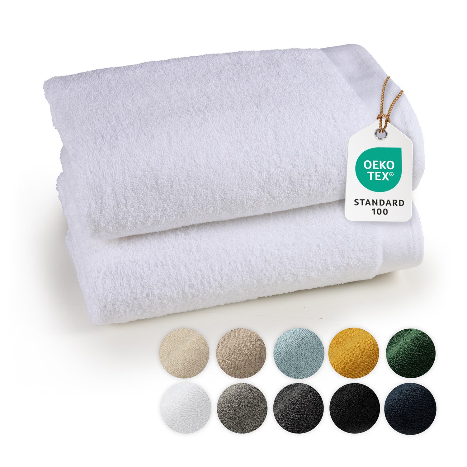 Blumtal Handtuch Premium 2-TLG. Saunatuch Set 80x200cm günstig online kaufen