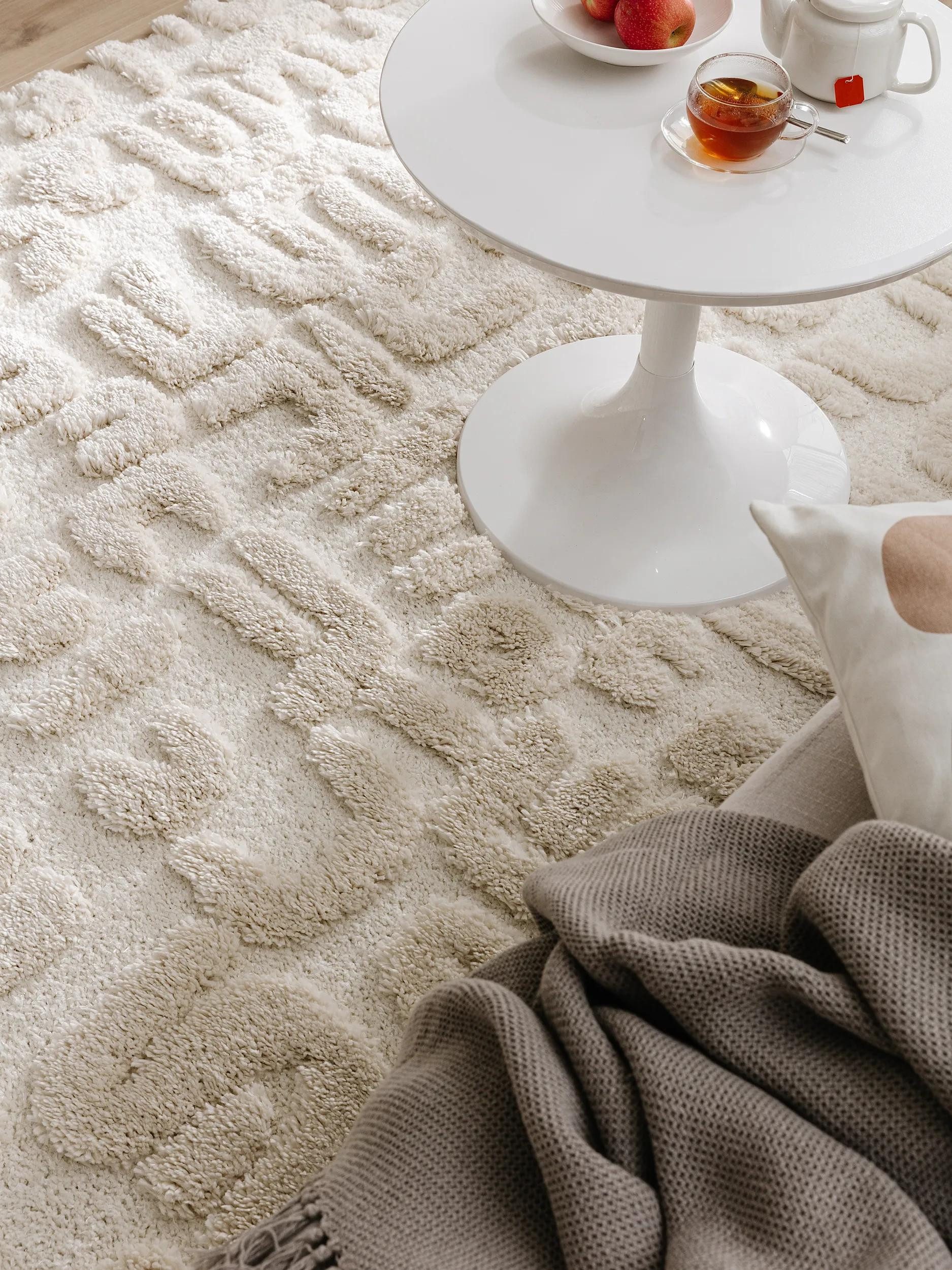 benuta Hochflor-Teppich Tibo, rechteckig, Höhe: 31 mm, Teppich Wohnzimmer, Schlafzimmer, Esszimmer, Flur, Kunstfaser, Cozy