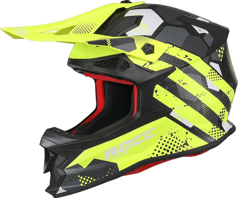 ROCC Motocrosshelm 800 Crosshelm Dekor Matt