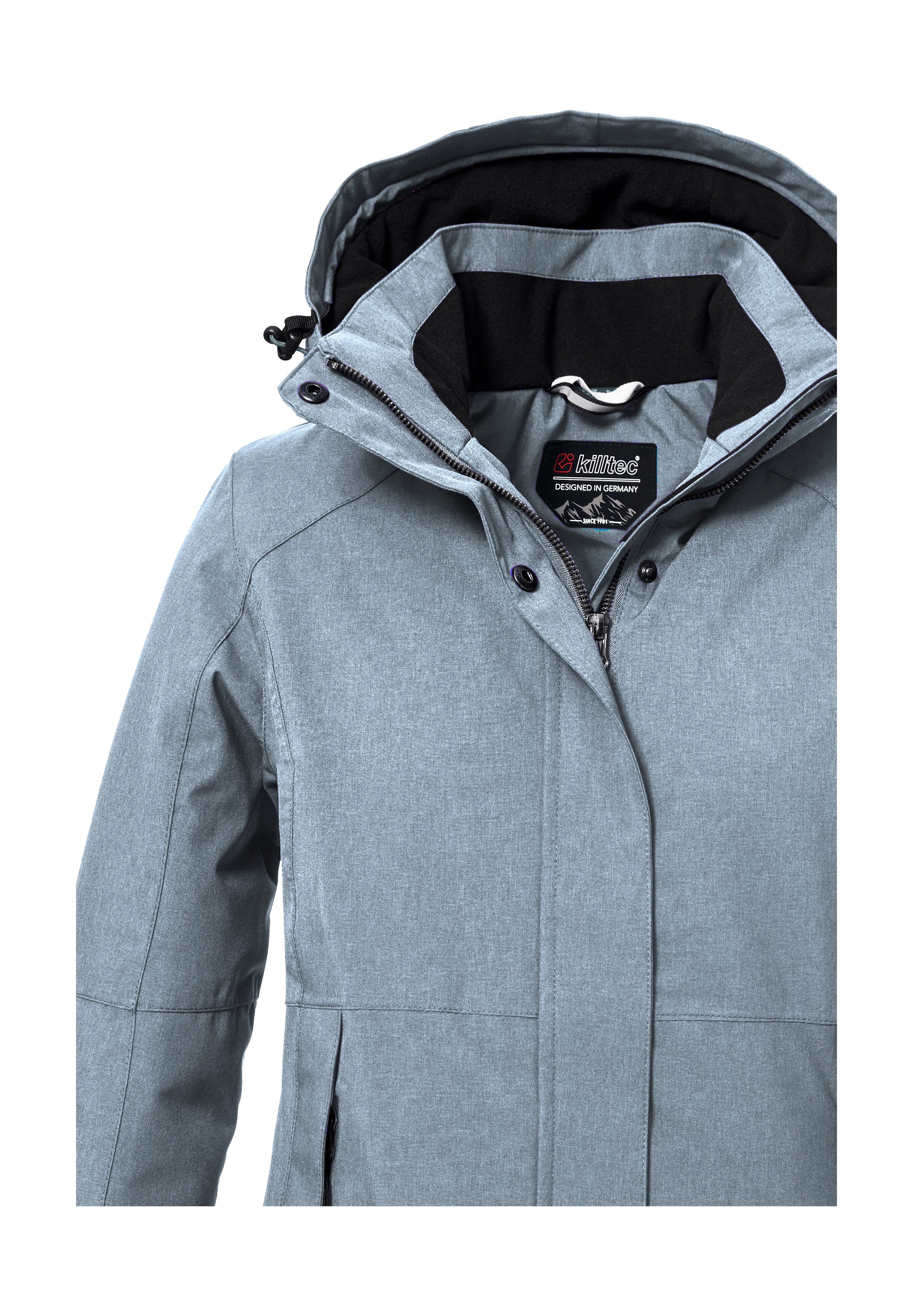 Killtec Outdoorjacke KOW 37 WMN JCKT Wasserdichte Damen Funktionsjacke mit abnehmbarer Kapuze