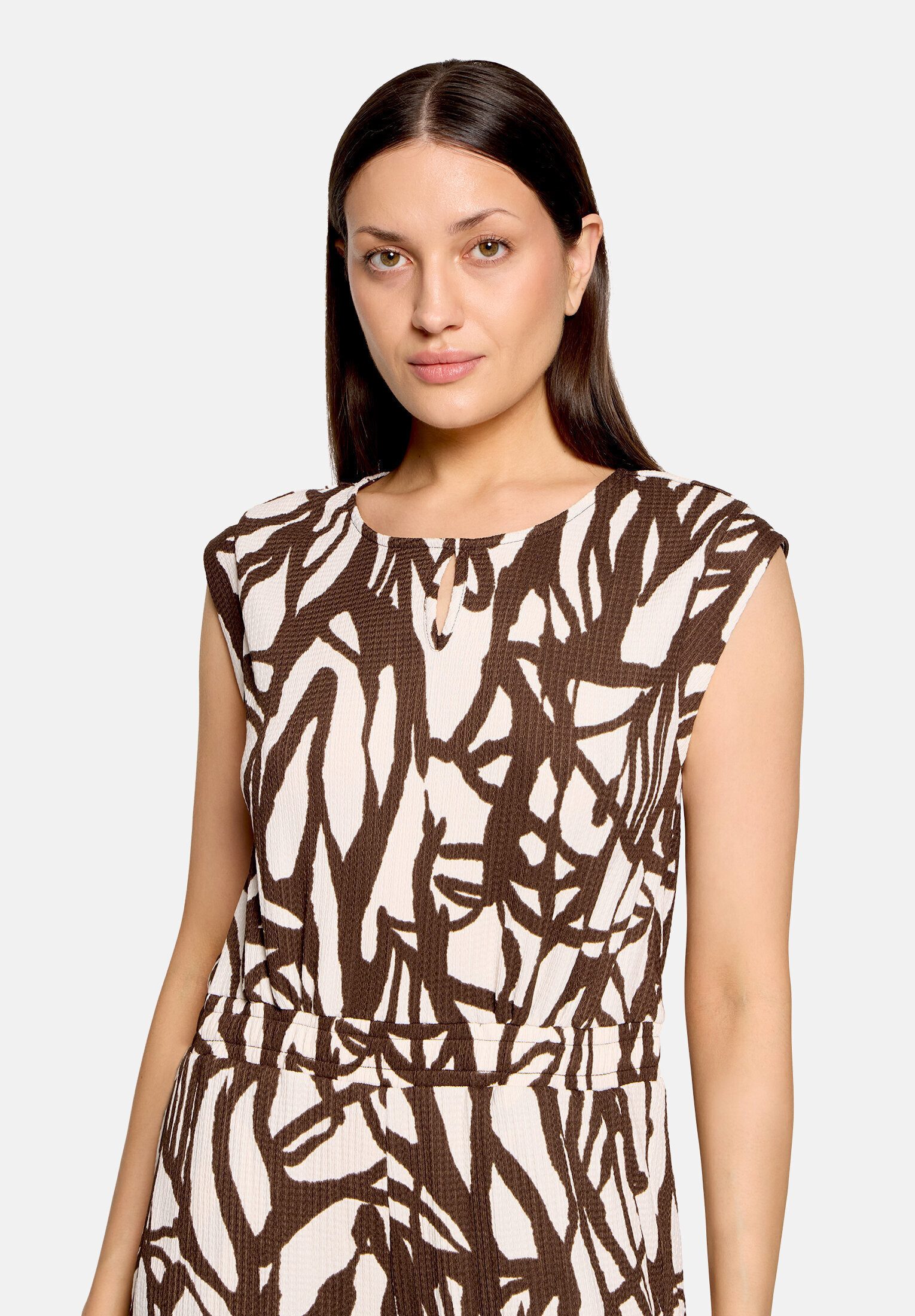 Cartoon Overall Damen mit Muster (1-tlg)