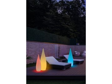 meineWunschleuchte LED Gartenleuchte, Farbwechsel, LED fest integriert, RGB Farbwechsel, 3er Set Bodenleuchte Außen Garten beleuchten Party-beleuchtung RGB