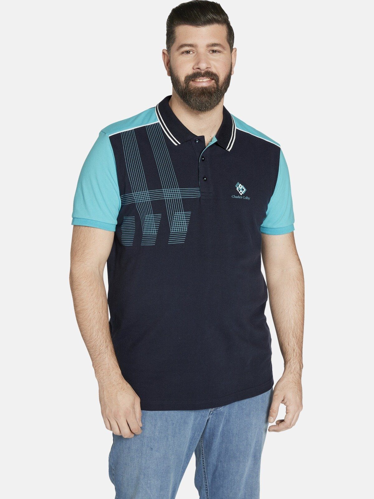 Charles Colby Poloshirt EARL DARRY aus günstig online kaufen