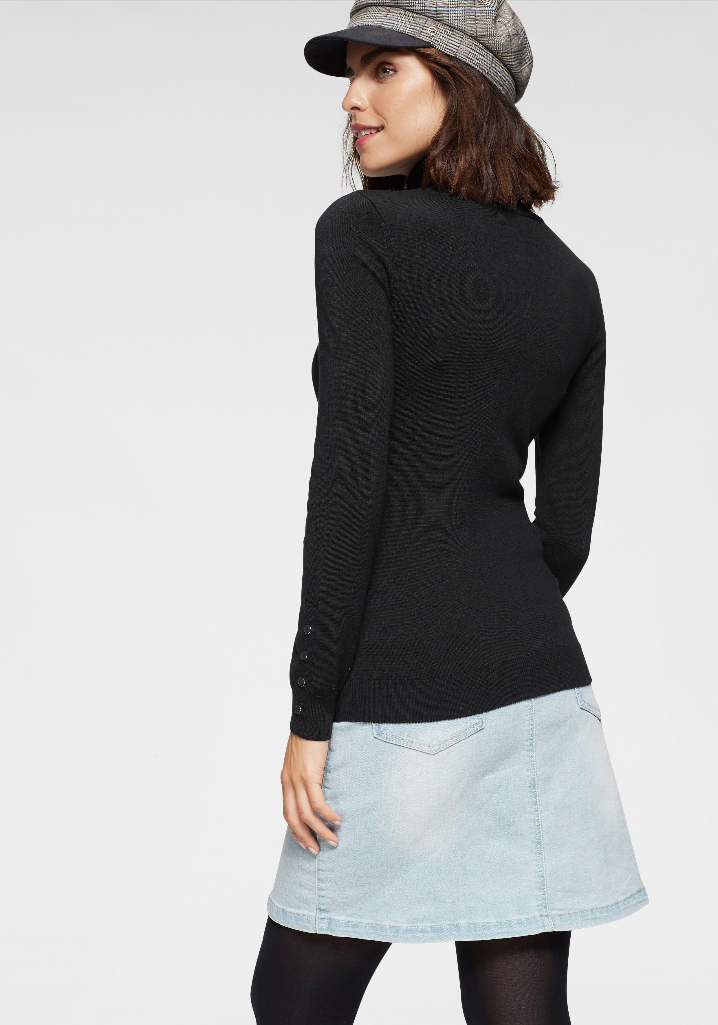 Tamaris Rollkragenpullover in enger Form mit günstig online kaufen