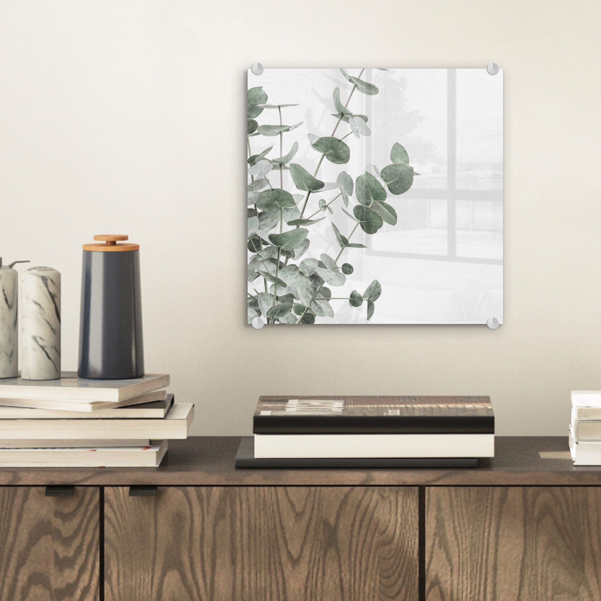 MuchoWow Acrylglasbild Eukalyptus - Blätter - günstig online kaufen