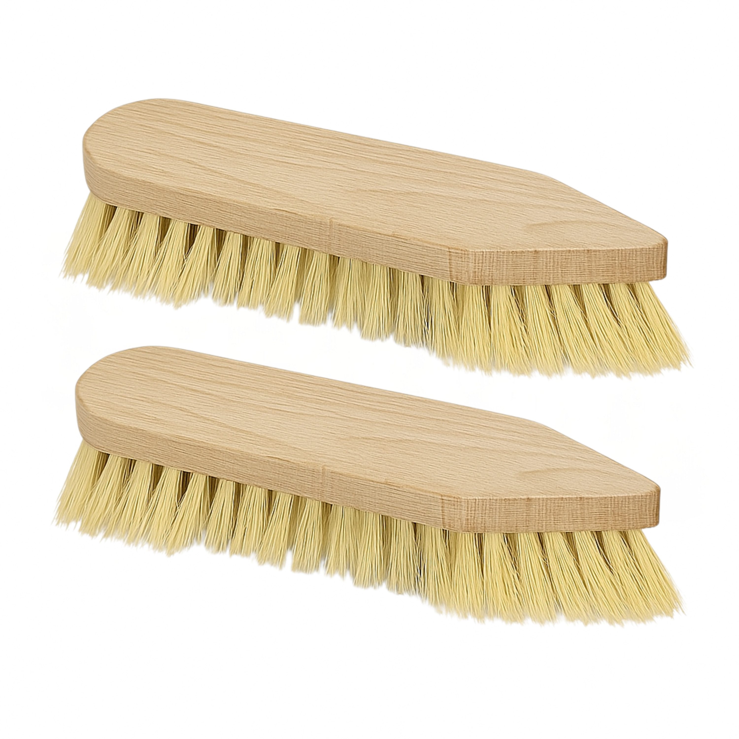 Nölle Reinigungsbürste 2er Set Scheuerbürste/Waschbürste Thermo-PET mit Bart, (Stück, 2-tlg., Scheuerbürste), Reinigungsbürste Waschbürste Bodenbürste Scheuerbürste Putzbürste