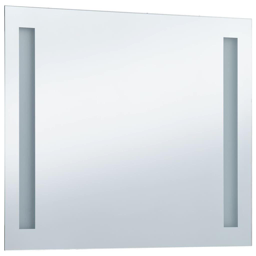 furnicato Wandspiegel Badezimmer-mit LEDs 80x60 cm