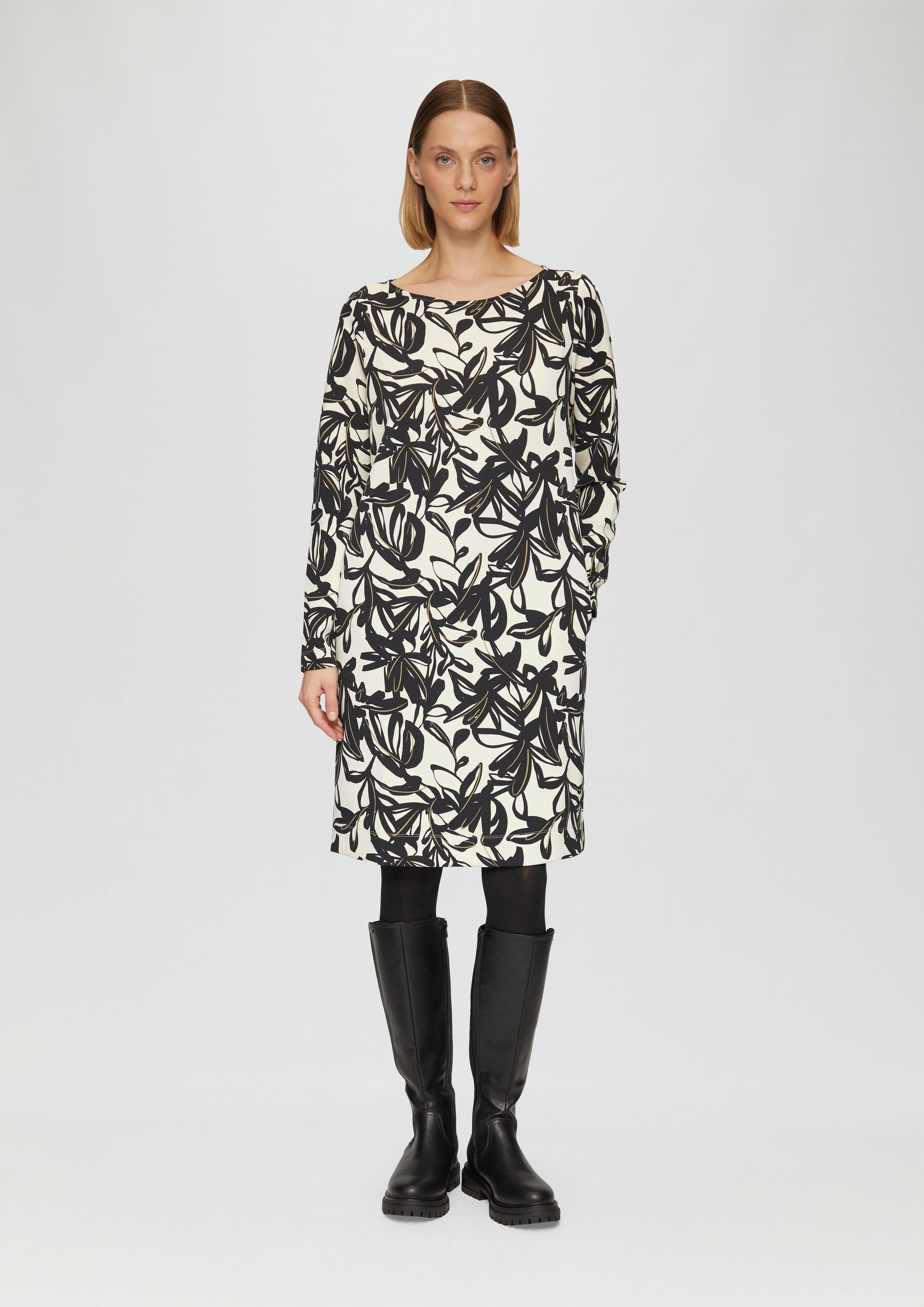 Minikleid Scuba-Kleid mit Seitentaschen