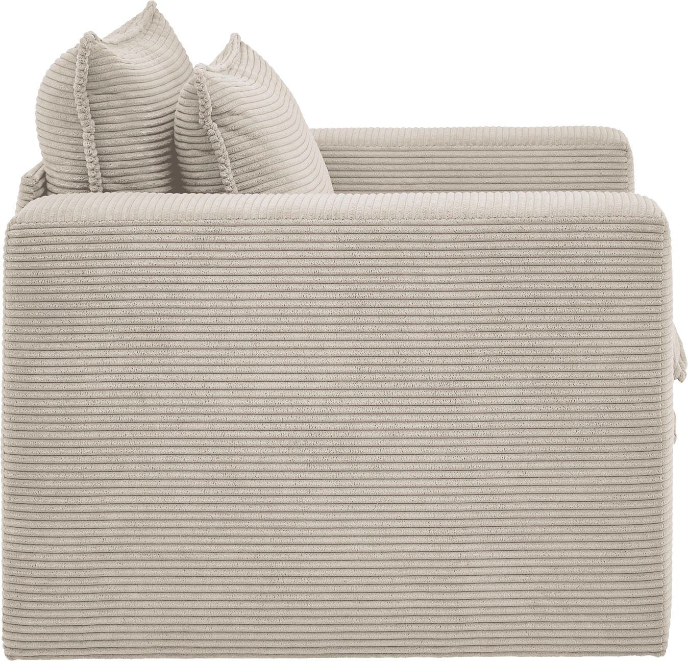 Cord- zur Places Serie passend Hochwertiger of Style PIAGGE, PIAGGE Sessel Hellbeige