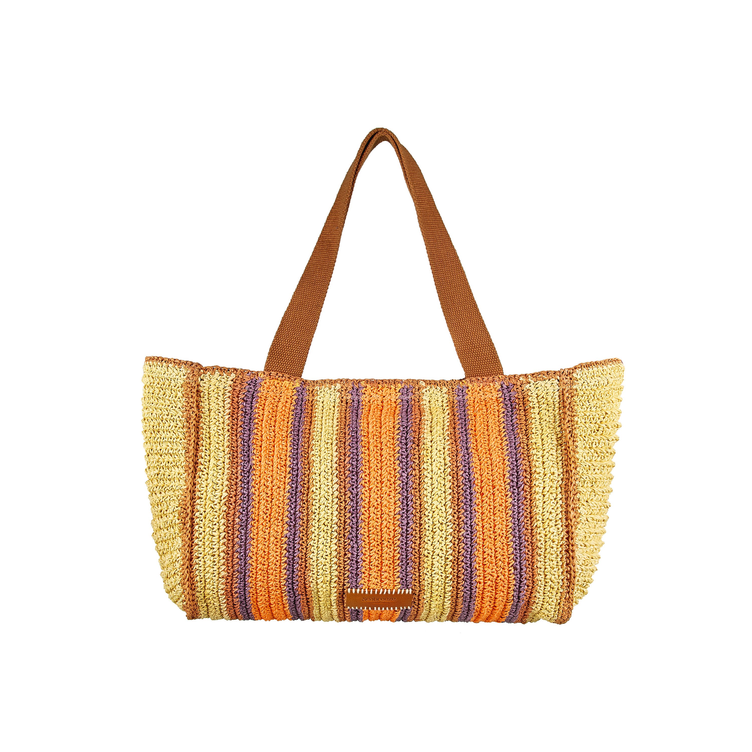 Shopper seabreeze bande tote shopper aus Raffiabast