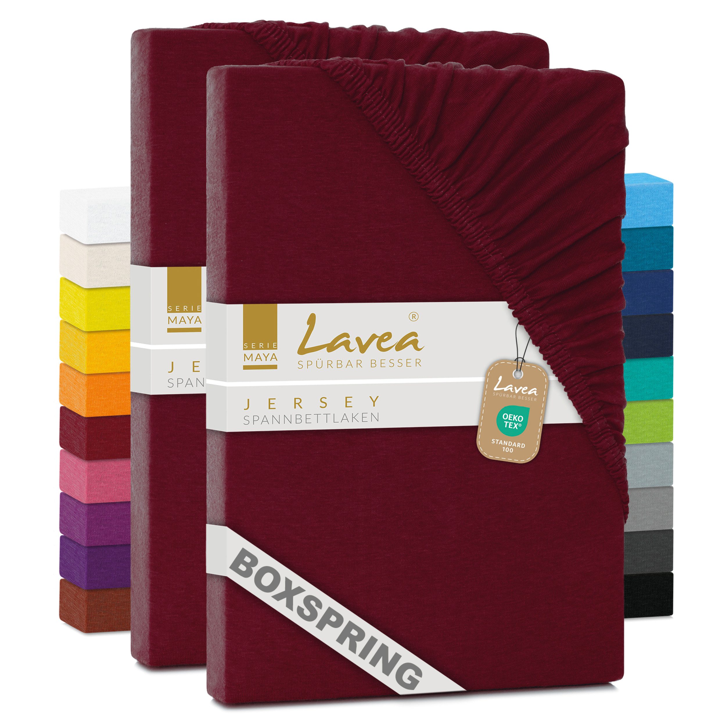 Lavea Spannbettlaken Maya, in Gr. 60x140, 90x200, 120x200, 140x200, 180x200 günstig online kaufen