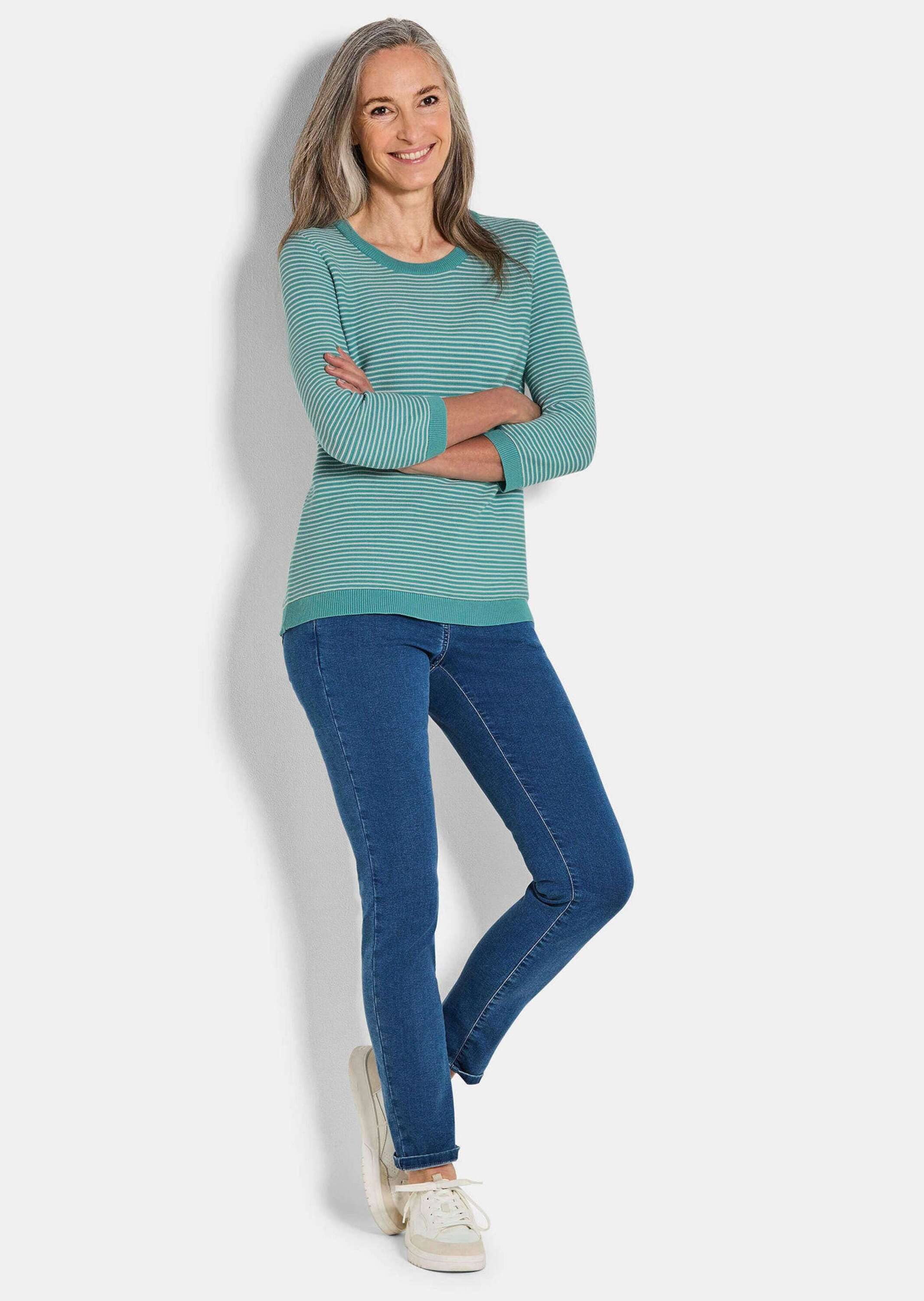 GOLDNER Strickpullover Strickpullover aus Baumwolle günstig online kaufen