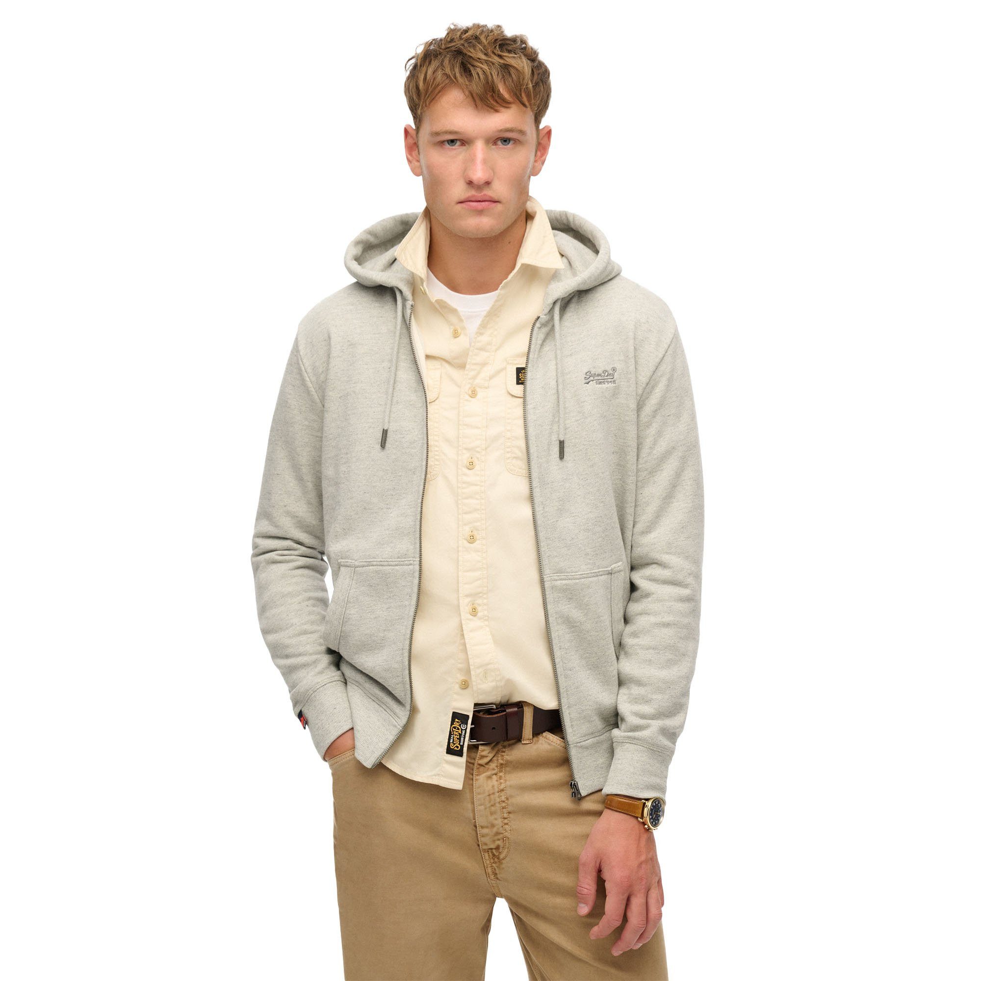 Superdry Kapuzensweatjacke "ESSENTIAL LOGO ZIP HOODIE HB" günstig online kaufen