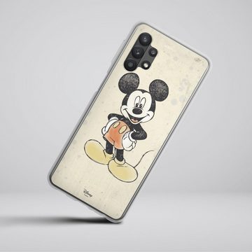 DeinDesign Handyhülle Offizielles Lizenzprodukt Mickey & Minnie Mouse Wasserfarbe, Samsung Galaxy A32 5G Silikon Hülle Bumper Case Handy Schutzhülle