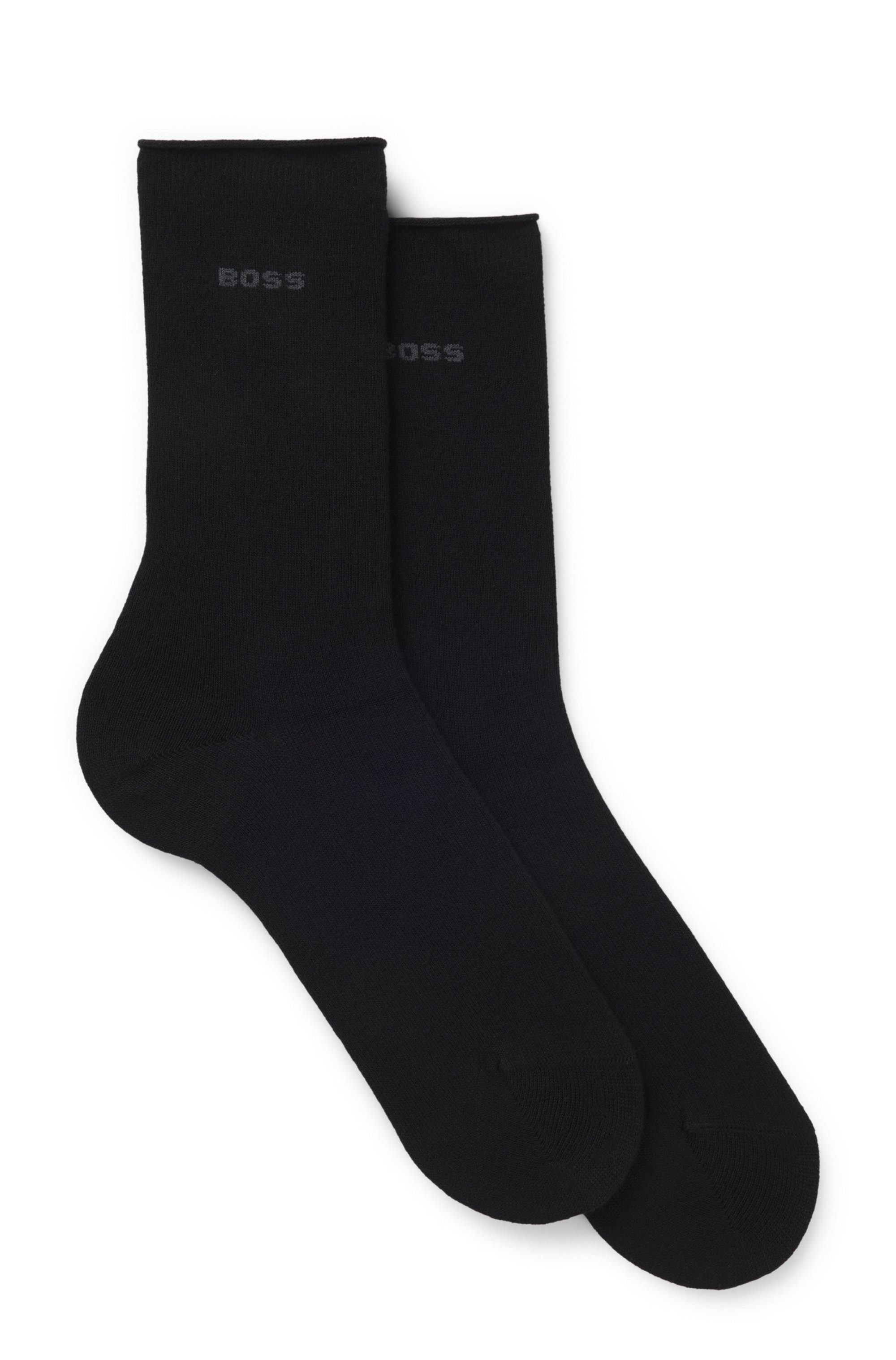 BOSS Socken (2-Paar) mittelhoch, verstärkte Zehen- und Fersenpartie günstig online kaufen