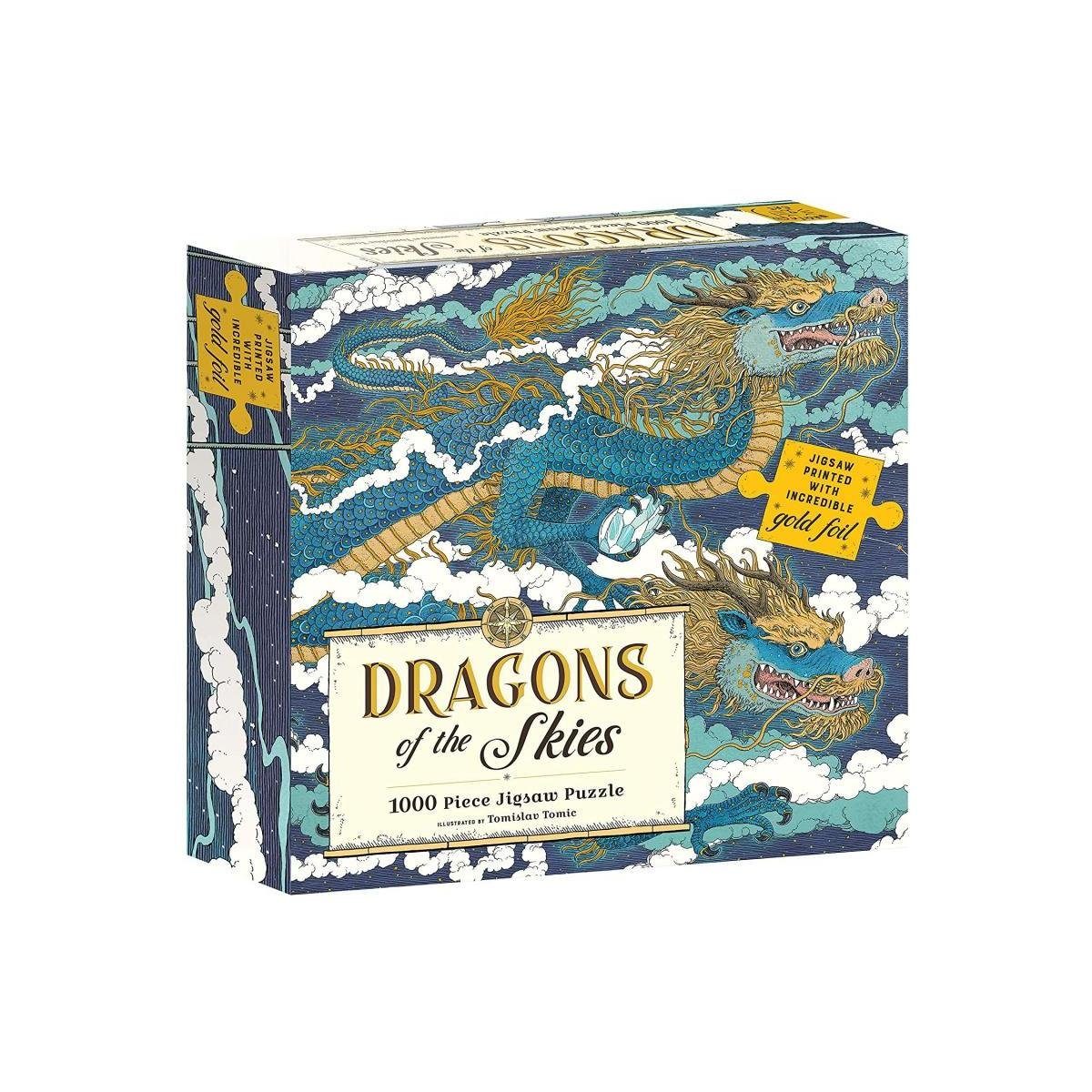abrams&chronicle Puzzle 20151 - Dragons of the Skies - Puzzle, 1000 Teile,  1000 Puzzleteile