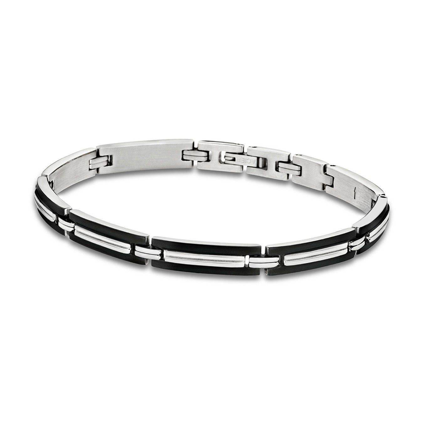 Lotus Style Edelstahlarmband Lotus Style Armband schwarz LS1803-2/1 (Armband),  Armbänder für Herren Edelstahl (Stainless Steel) | Edelstahlarmbänder