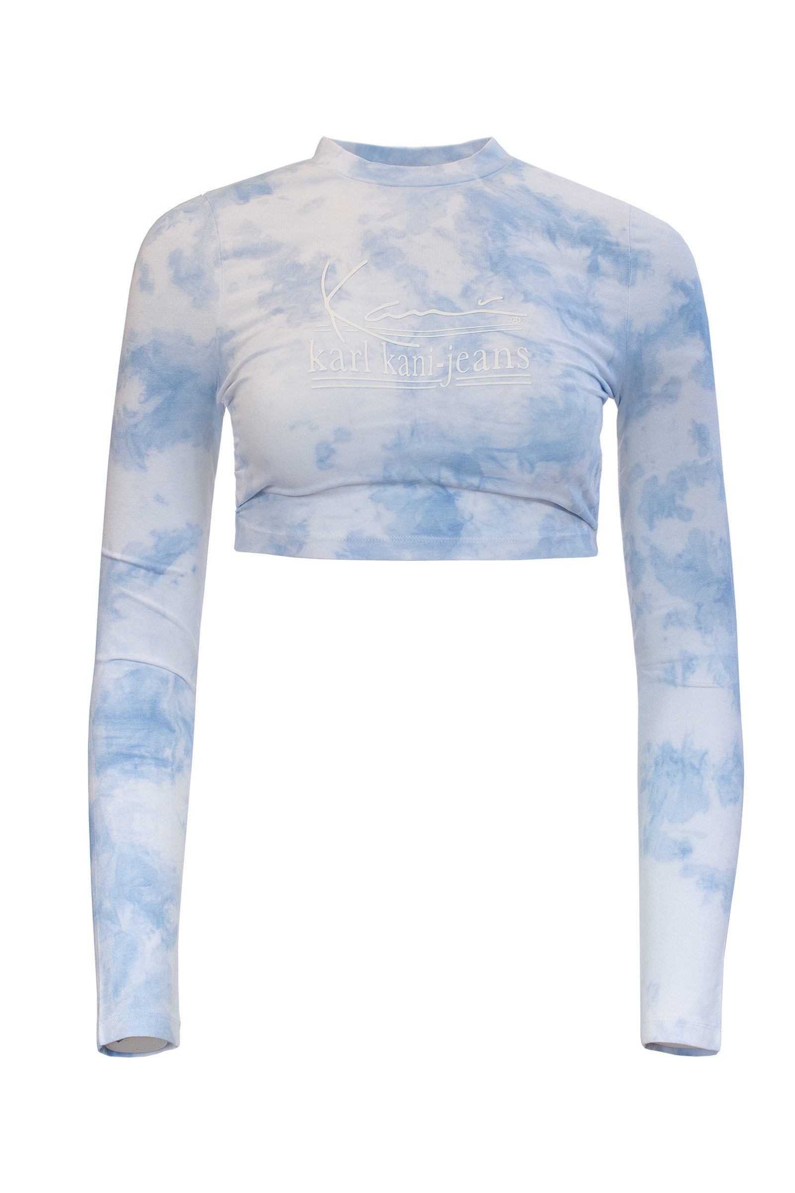 Karl Kani Crop-Top Karl Kani Damen Signature Tie Dye Cropped günstig online kaufen