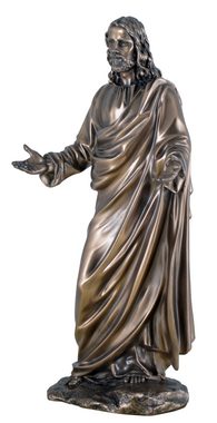Vogler direct Gmbh Dekofigur Bronzierter Jesus als Prediger by Veronese, von Hand bronziert, aus Kunststein, LxBxH ca. 15x12x31cm