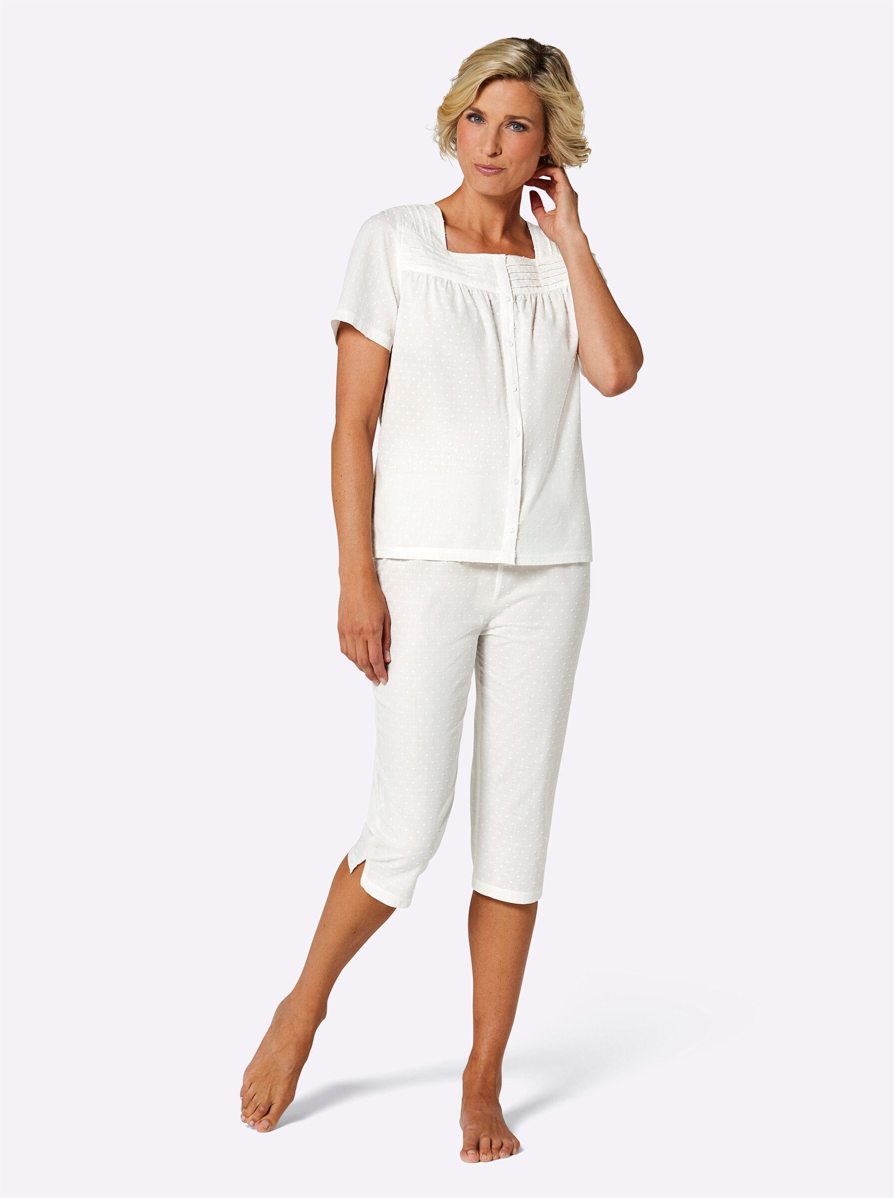 Witt Schlafanzug Capri-Anzug .
