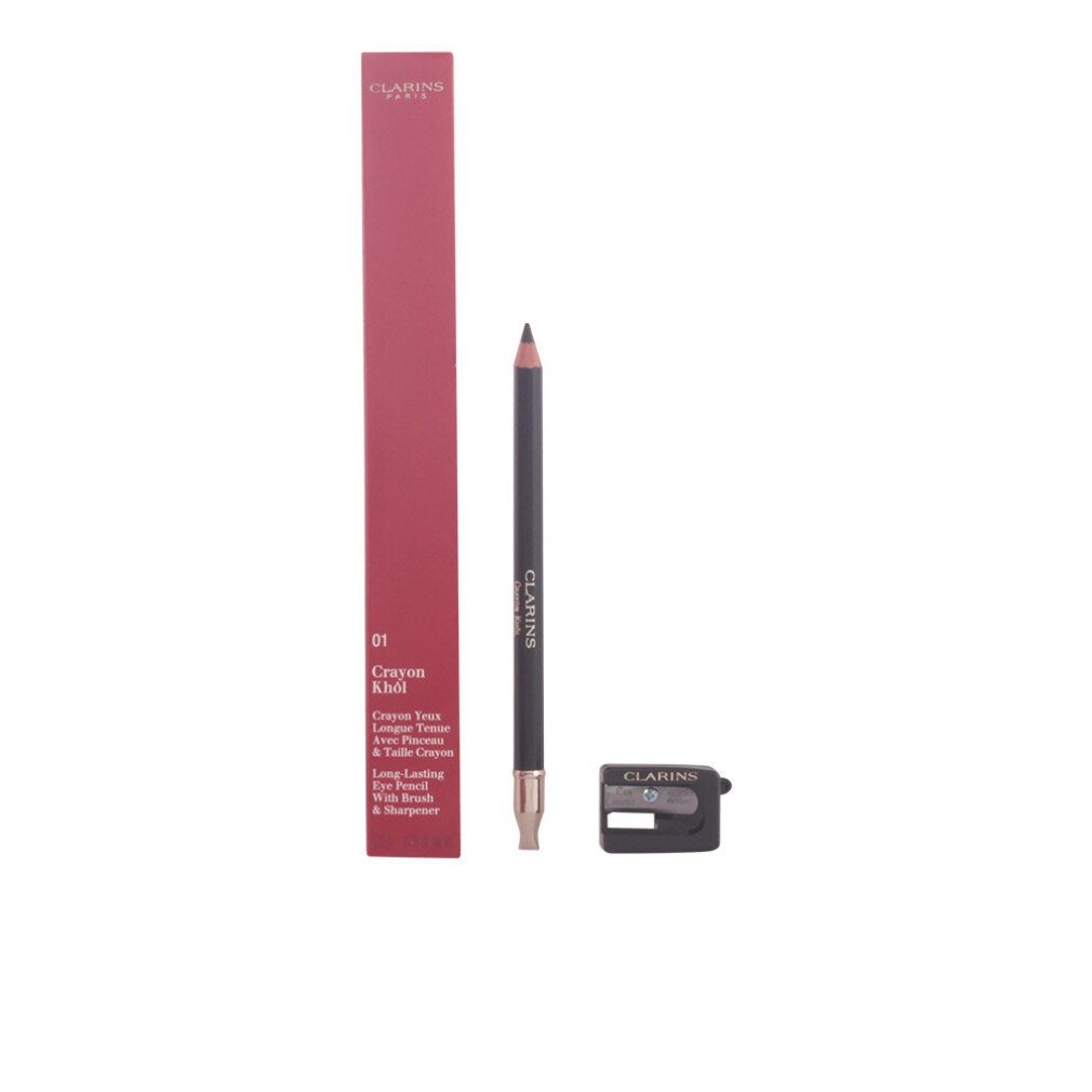 Clarins Eyeliner Crayon Khol Long-Lasting Eye Pencil w/Brush & Sharp.