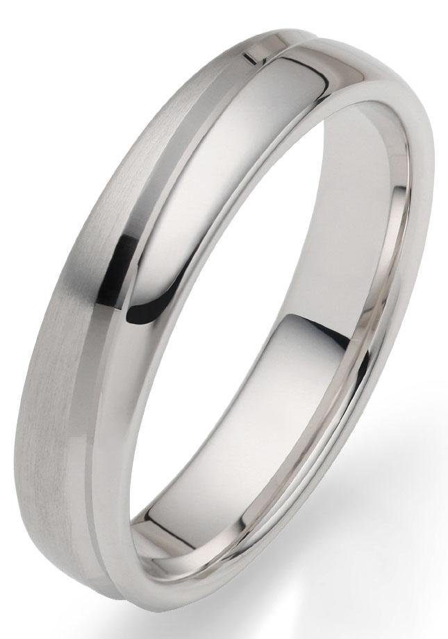 Firetti Trauring Schmuck Geschenk Hochzeit Ehering "LIEBE", wahlweise mit oder ohne Zirkonia (synth)