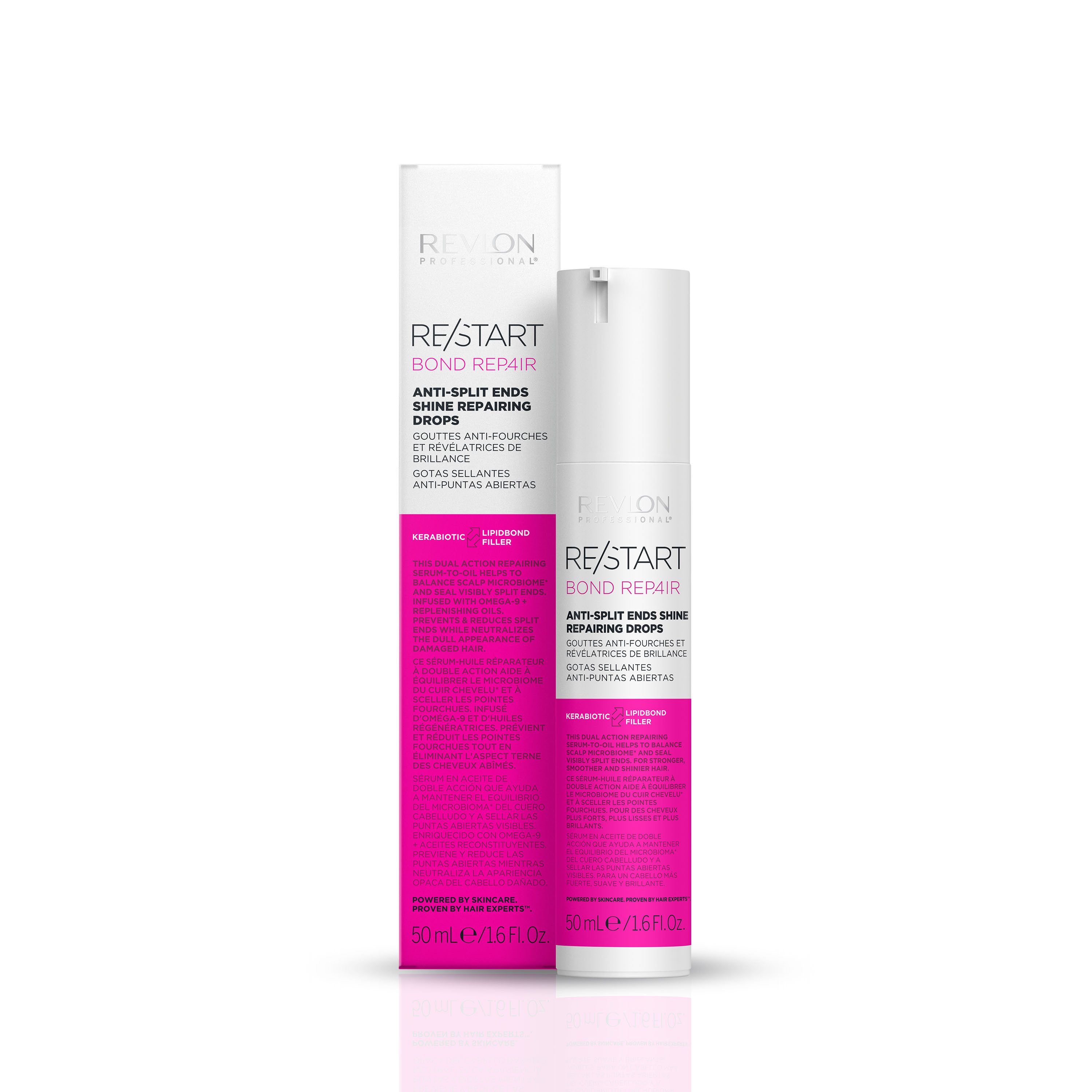 REVLON PROFESSIONAL Haarserum RE/START REPAIR SEALING DROPS, Schützt effektiv vor Haarbruch und Spliss und verstärkt den Haarglanz.