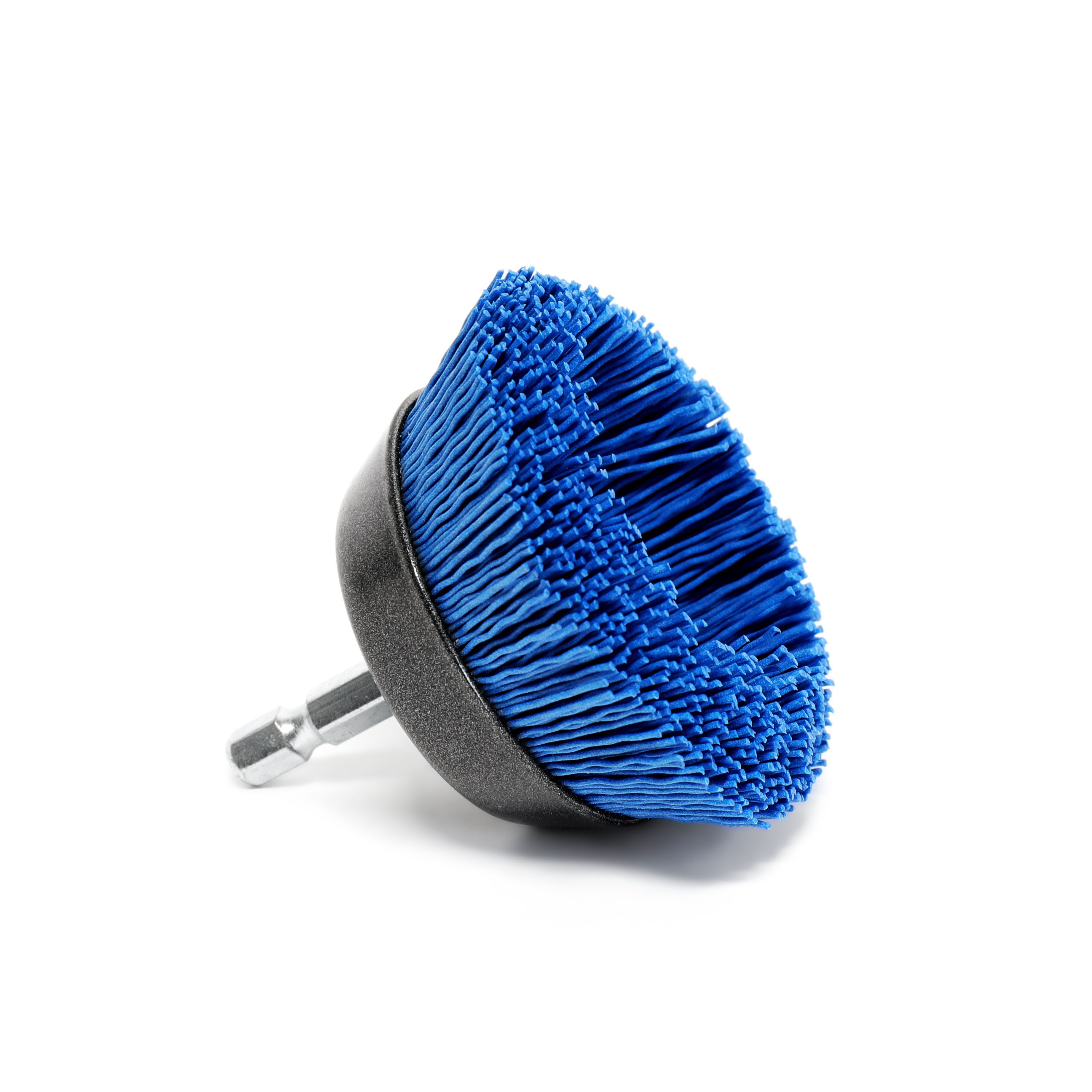 Reinigungsbürste Topfbürste Nylon feinkörnig Ø 65mm Sechskant Schaft 1/4" (6,35 mm)