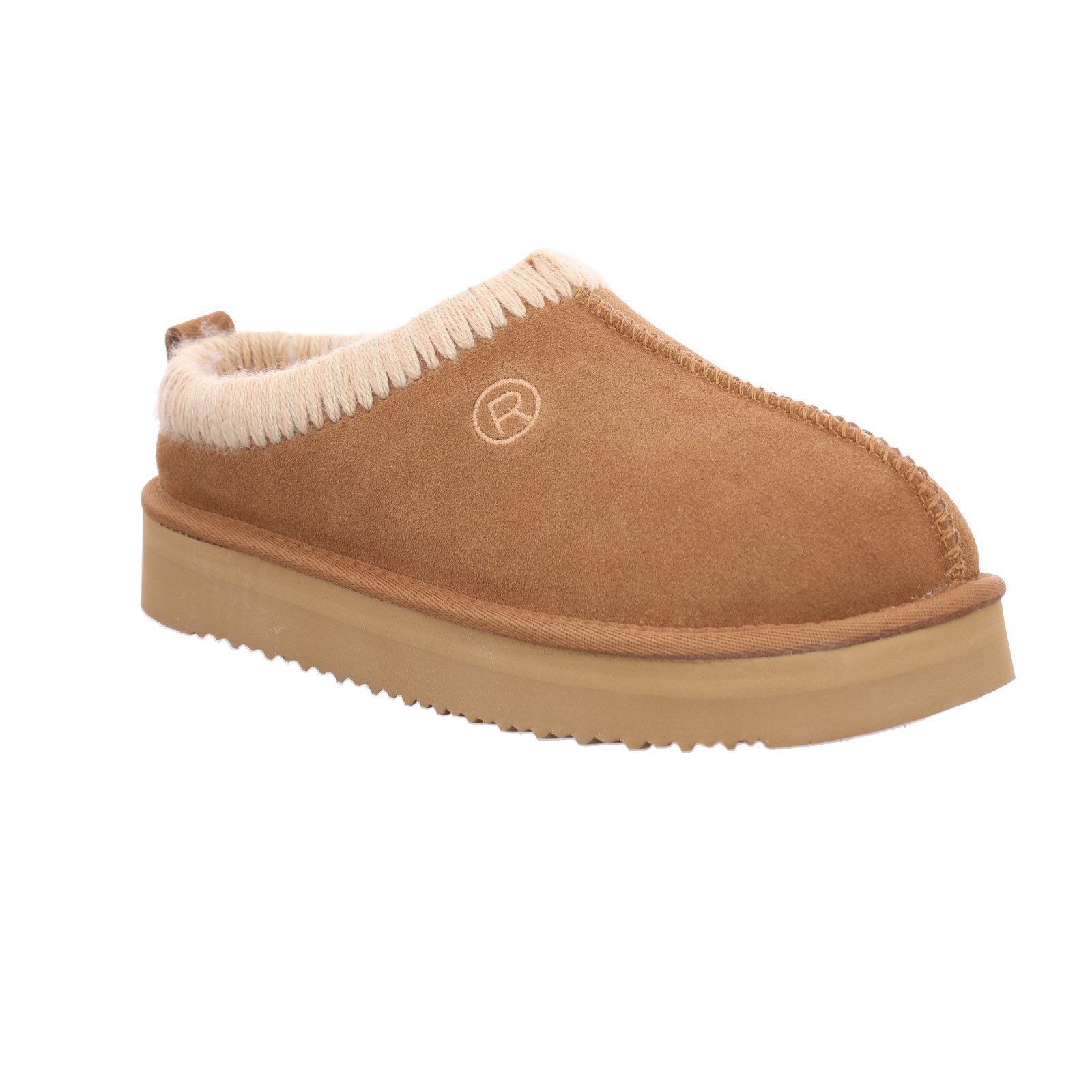 Rohde Genova Pantoffel Mules, Hausschuh, Homeslipper mit Lammfell
