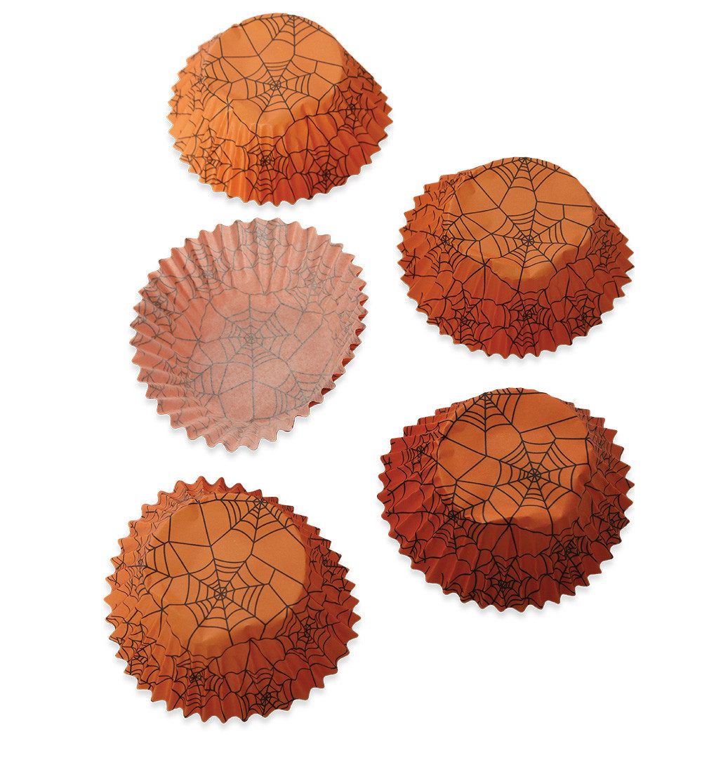 Fries Muffinform Halloween Muffin Back Set 48-tlg 24 Förmchen & 24 Toppers Karneval, 48 teiliges Set – Bild 4 von 4