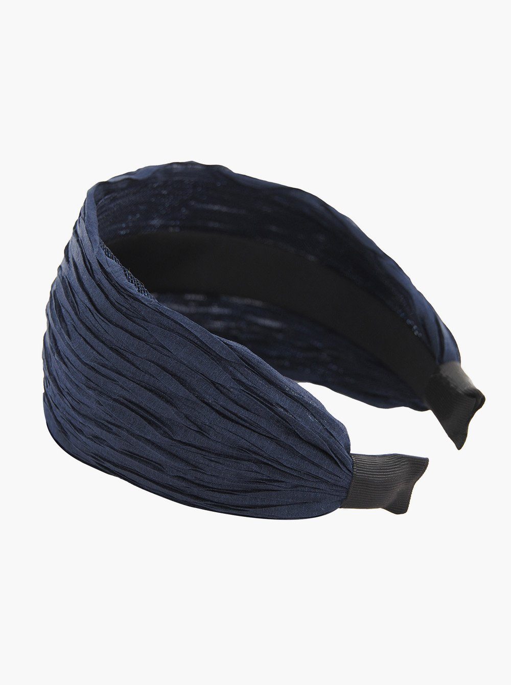 axy Haarreif Breiter Haarreif in Tuchoptik Wunderschön, Damen Breiter Haarreif (Plissierter Stoff) Haarband Haarreifen