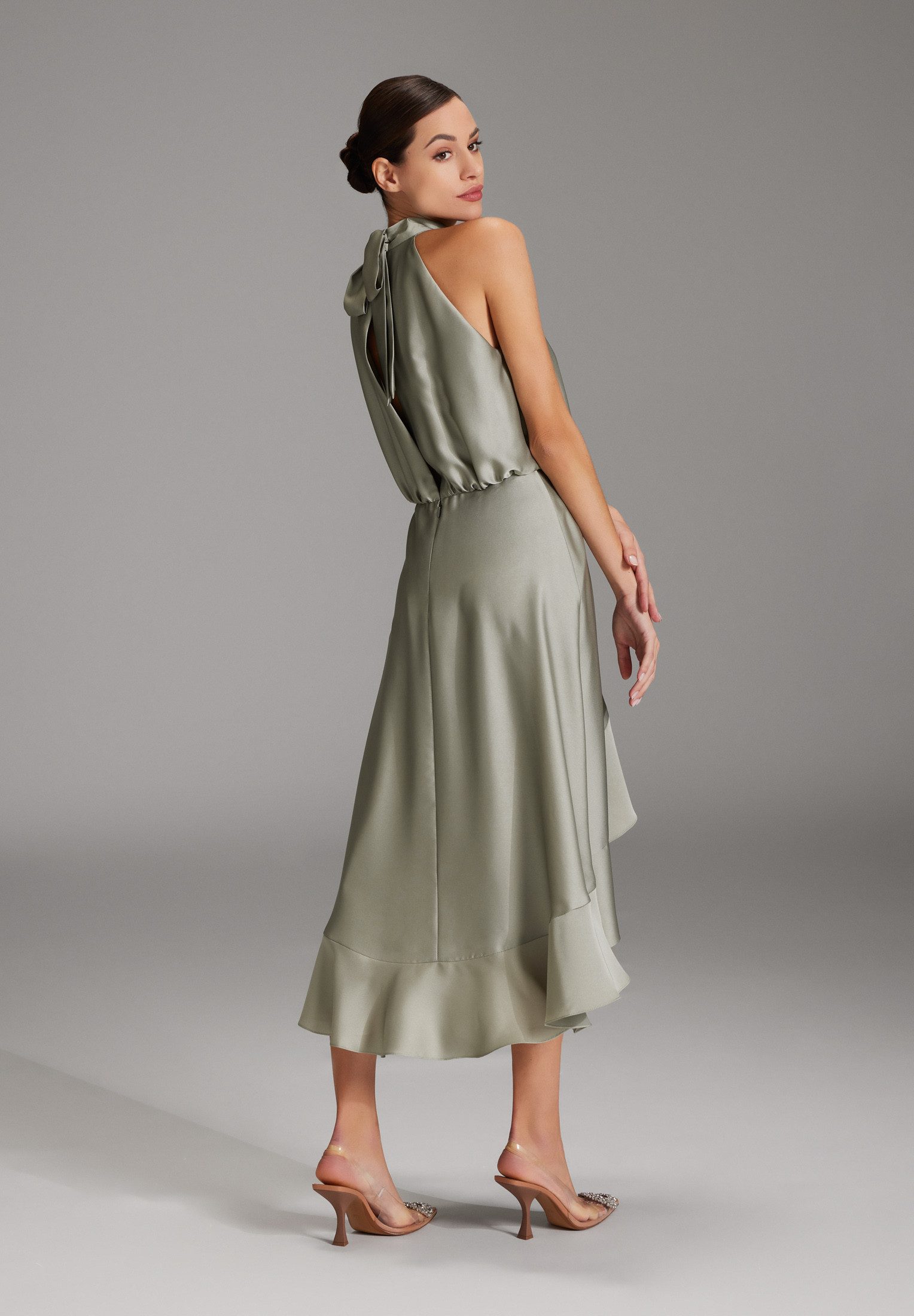 SWING Maxikleid Lockere Passform mit ausgestelltem günstig online kaufen