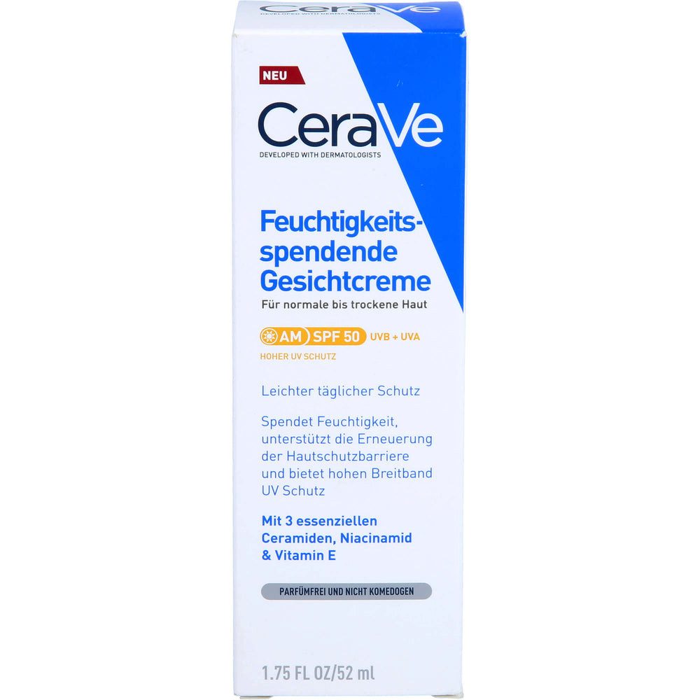 Feuchtigkeitscreme CeraVe Feuchtigkeitsspendende Gesichtscreme mit LSF 50