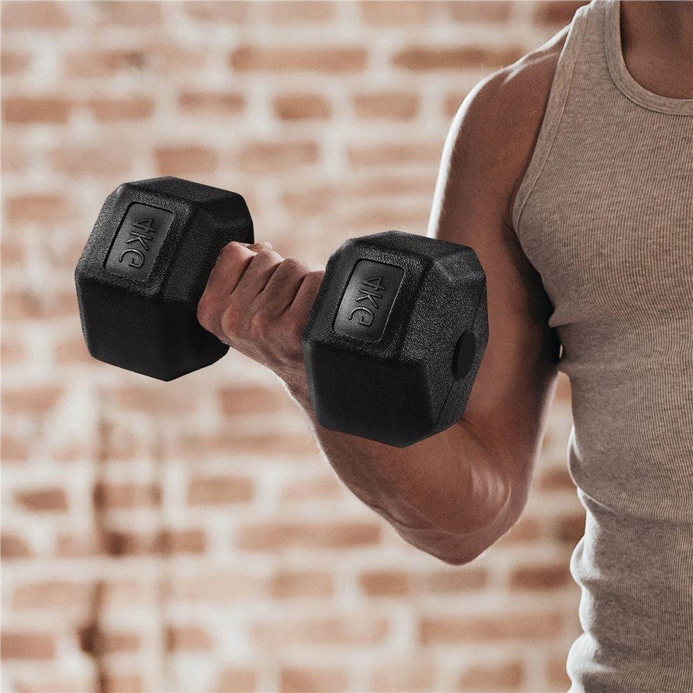 Yaheetech Kurzhantel 8/10/12/15/16/20 kg, (2er Set), 2er Kurzhanteln Hanteln Set für Krafttraining oder zu Hause