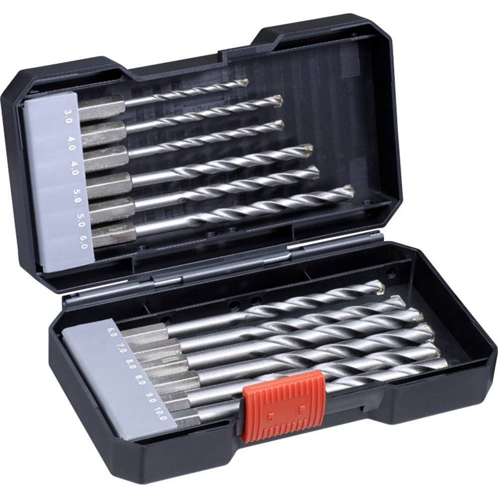 Spiralbohrer STEINBOHRERBOX 12-TLG. HM, S-BOX